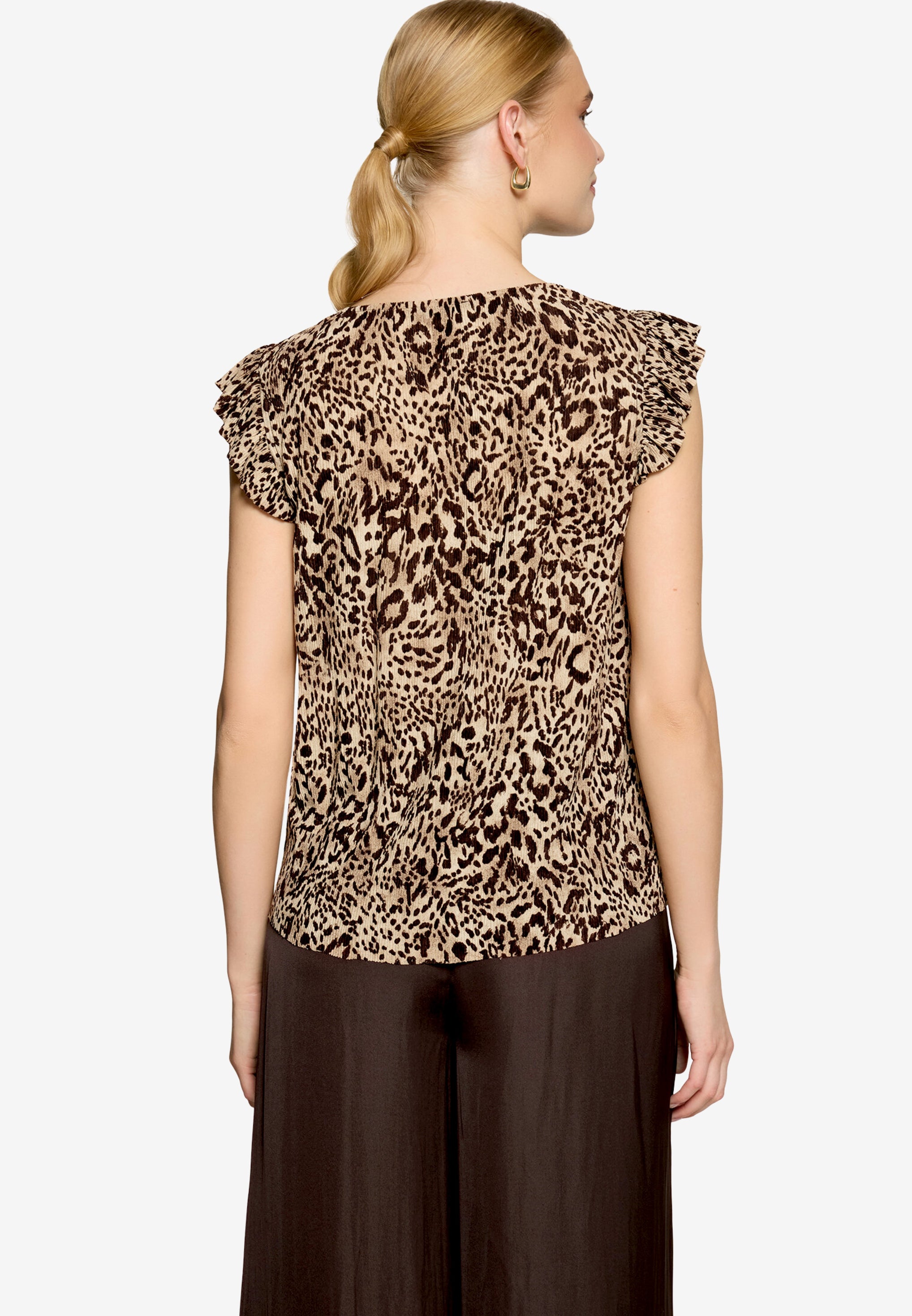 Zero Damen T-Shirts Beige/Brown