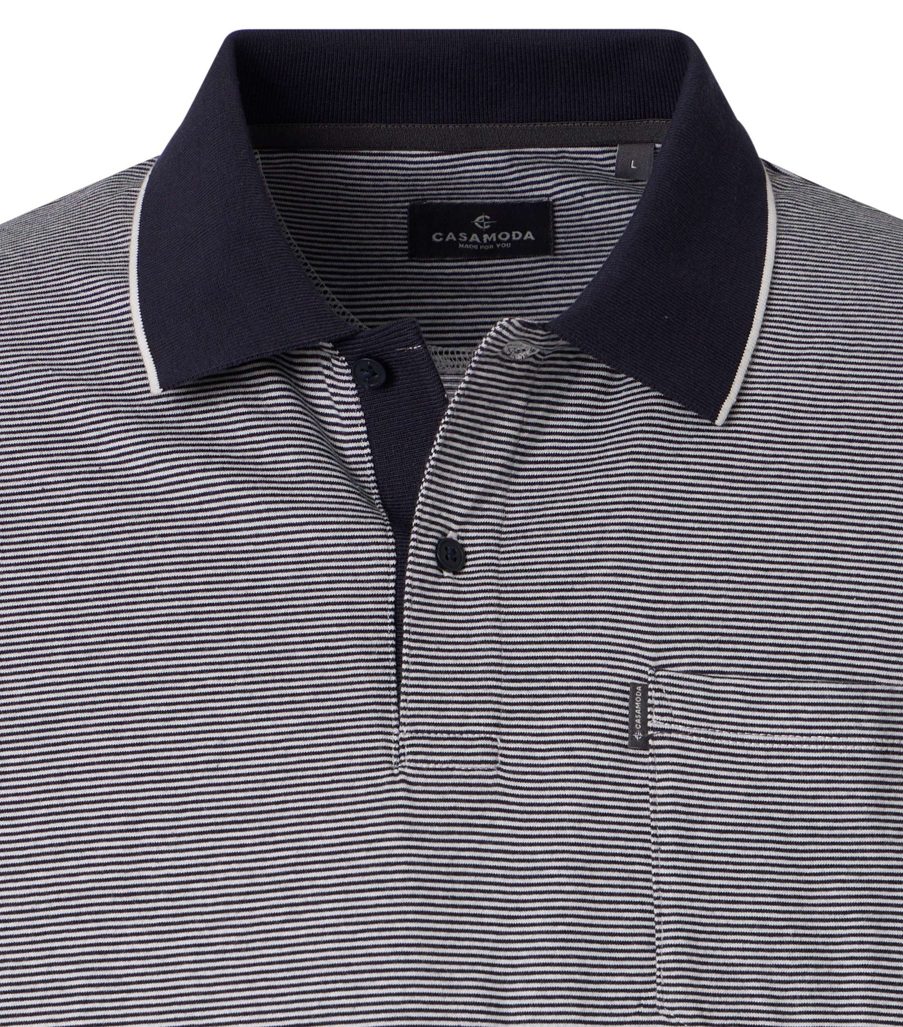Casa Moda Herren Polo-Shirts  Blau