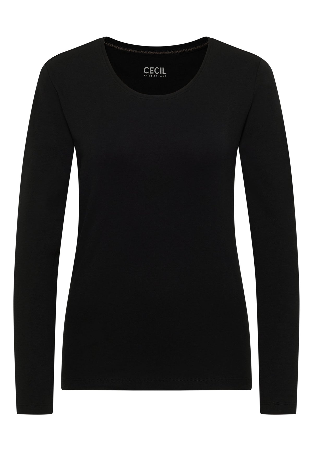 Cecil Damen T-Shirts Black