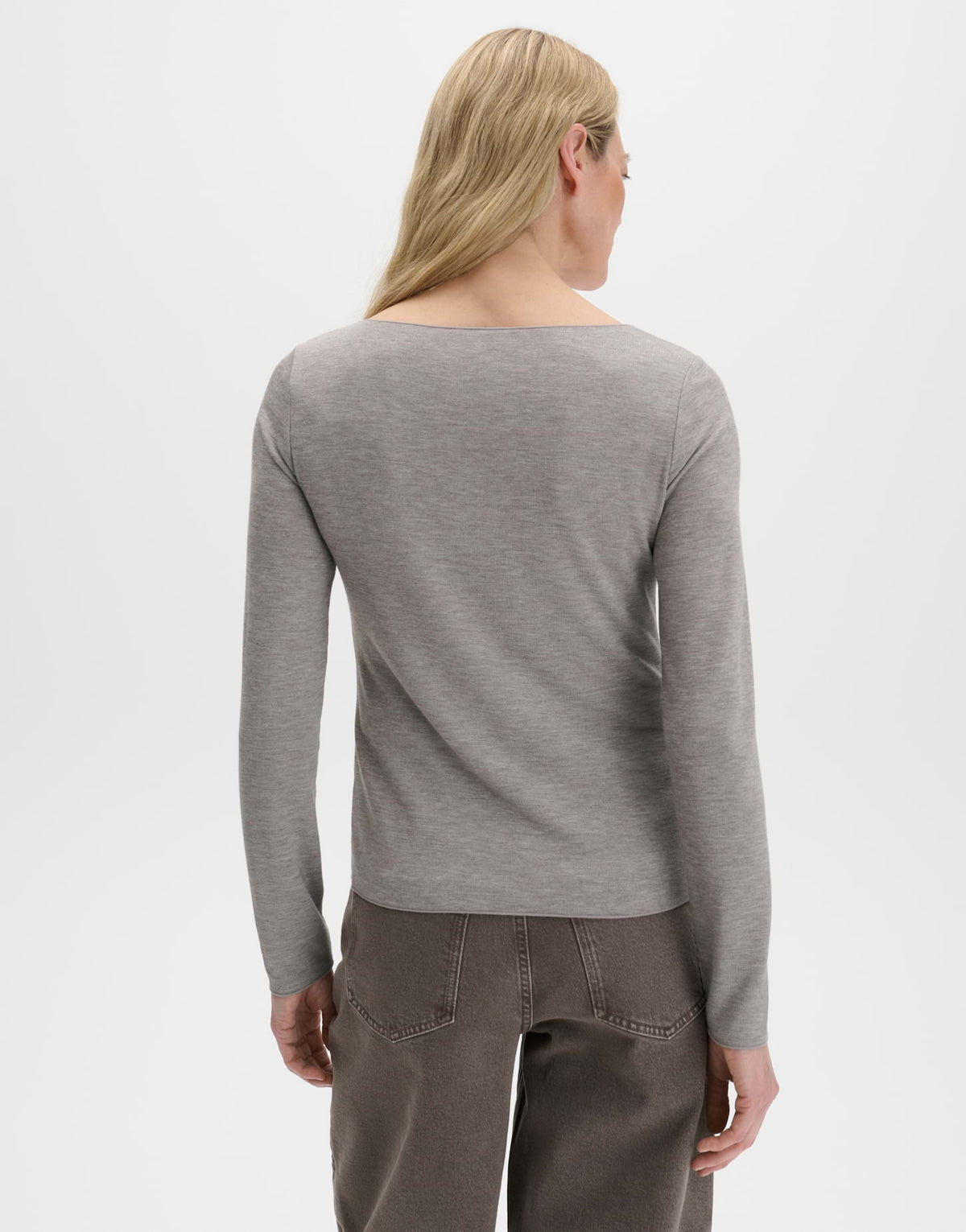 Someday Damen T-Shirts Taupewood Melan