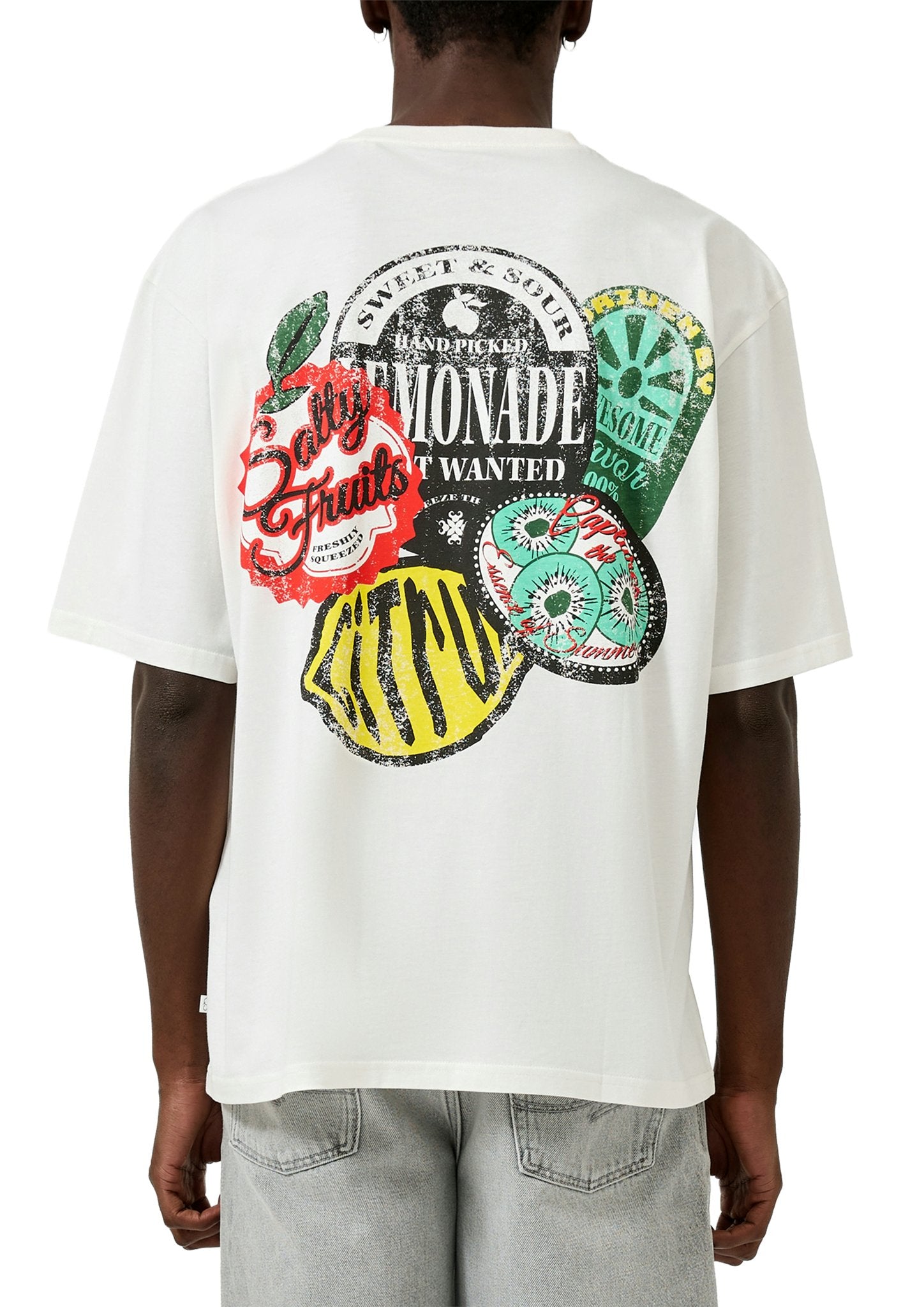 QS by S.Oliver Herren T-Shirts kurz White
