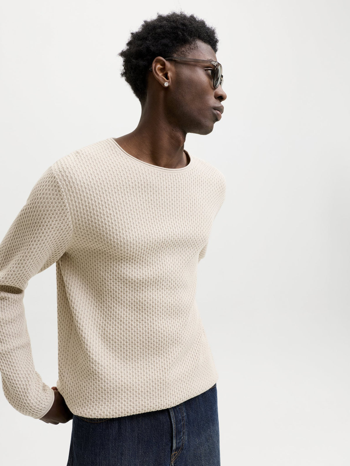 Jack & Jones Herren Pullover Silver Lining