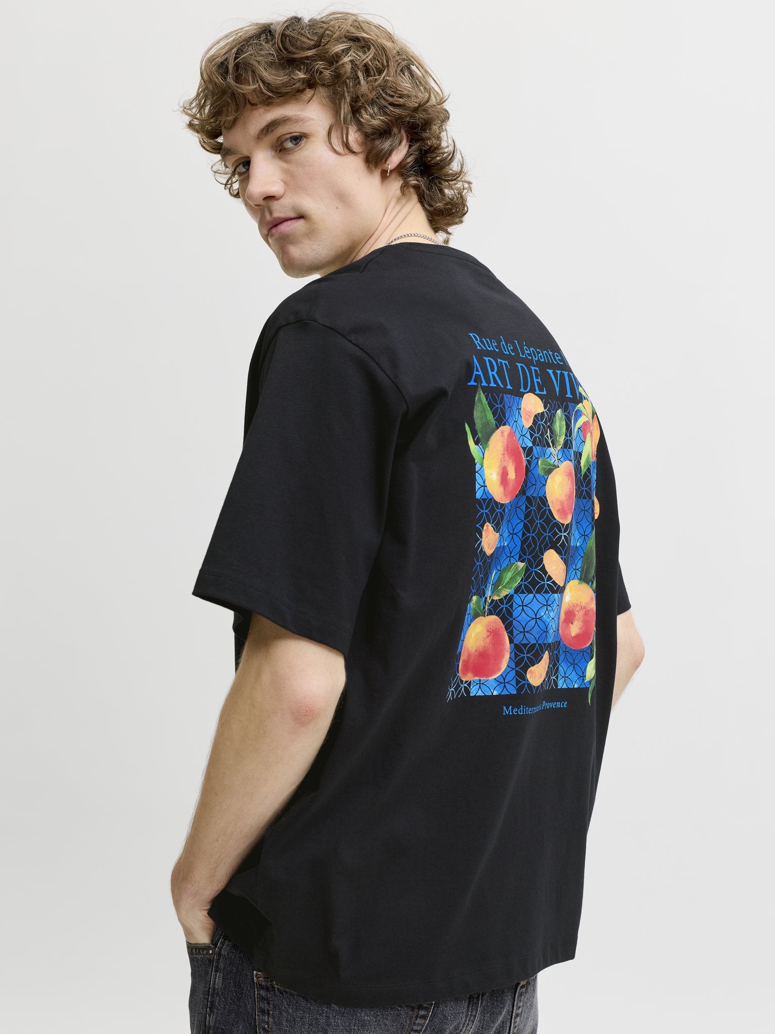 Jack & Jones Herren T-Shirts kurz Black