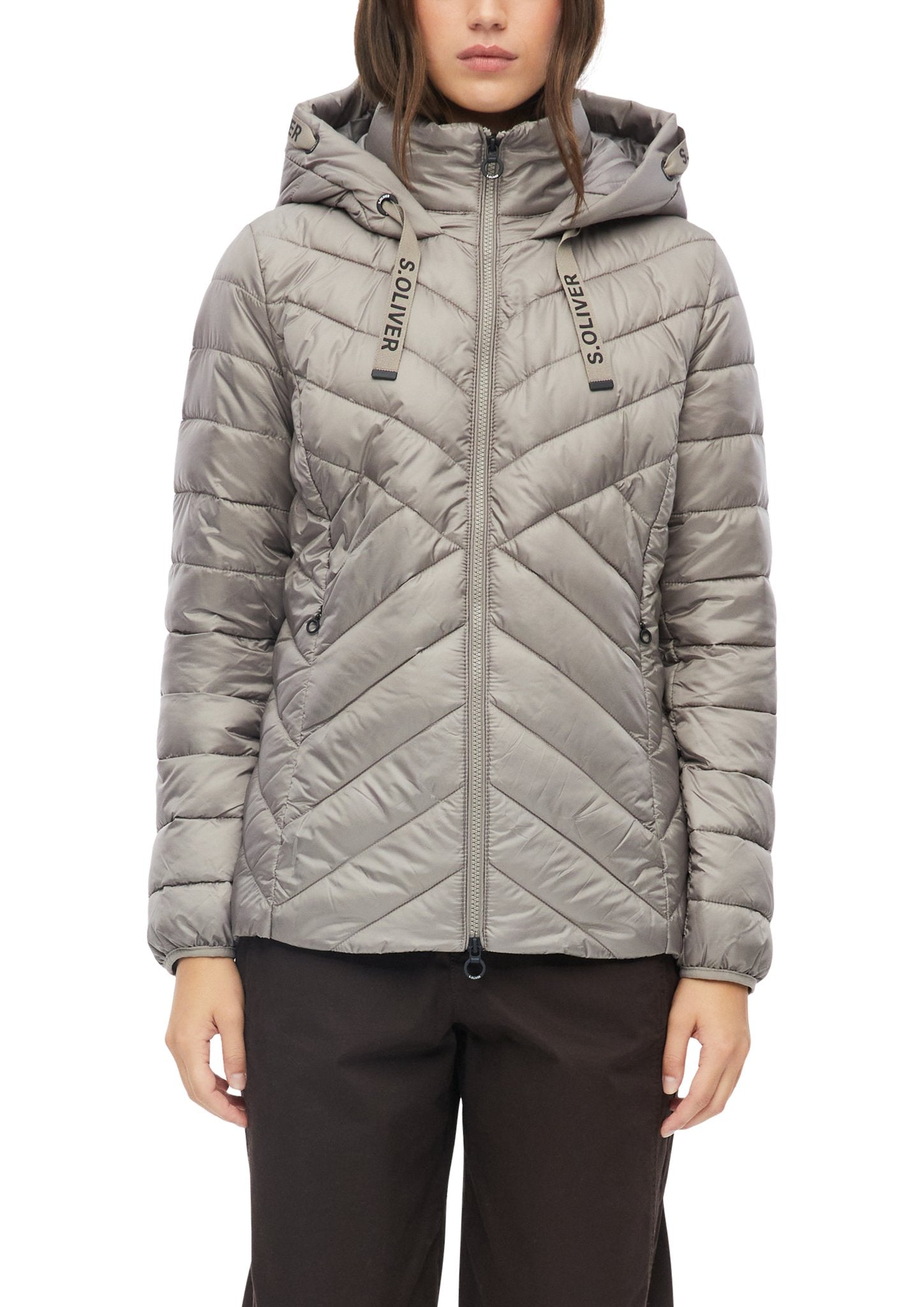 S. Oliver red Damen Jacken  Grey/Black