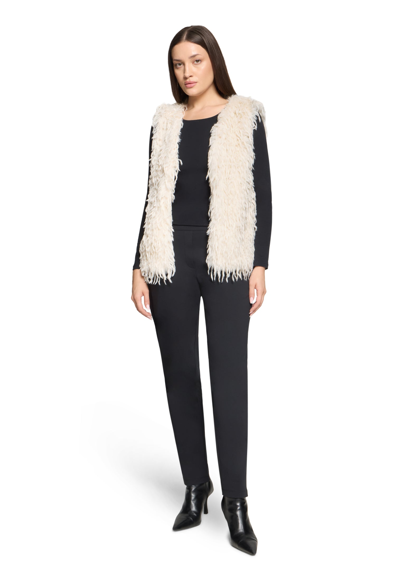 Betty & Co Damen Outdoorwesten White Sand