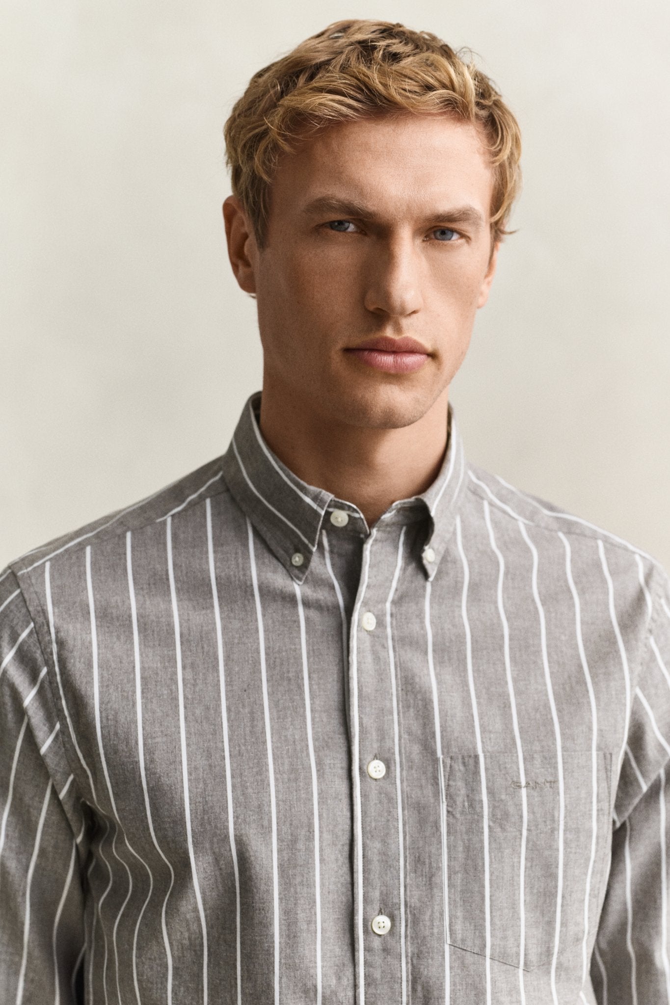Gant Herren Hemden Brown Melan