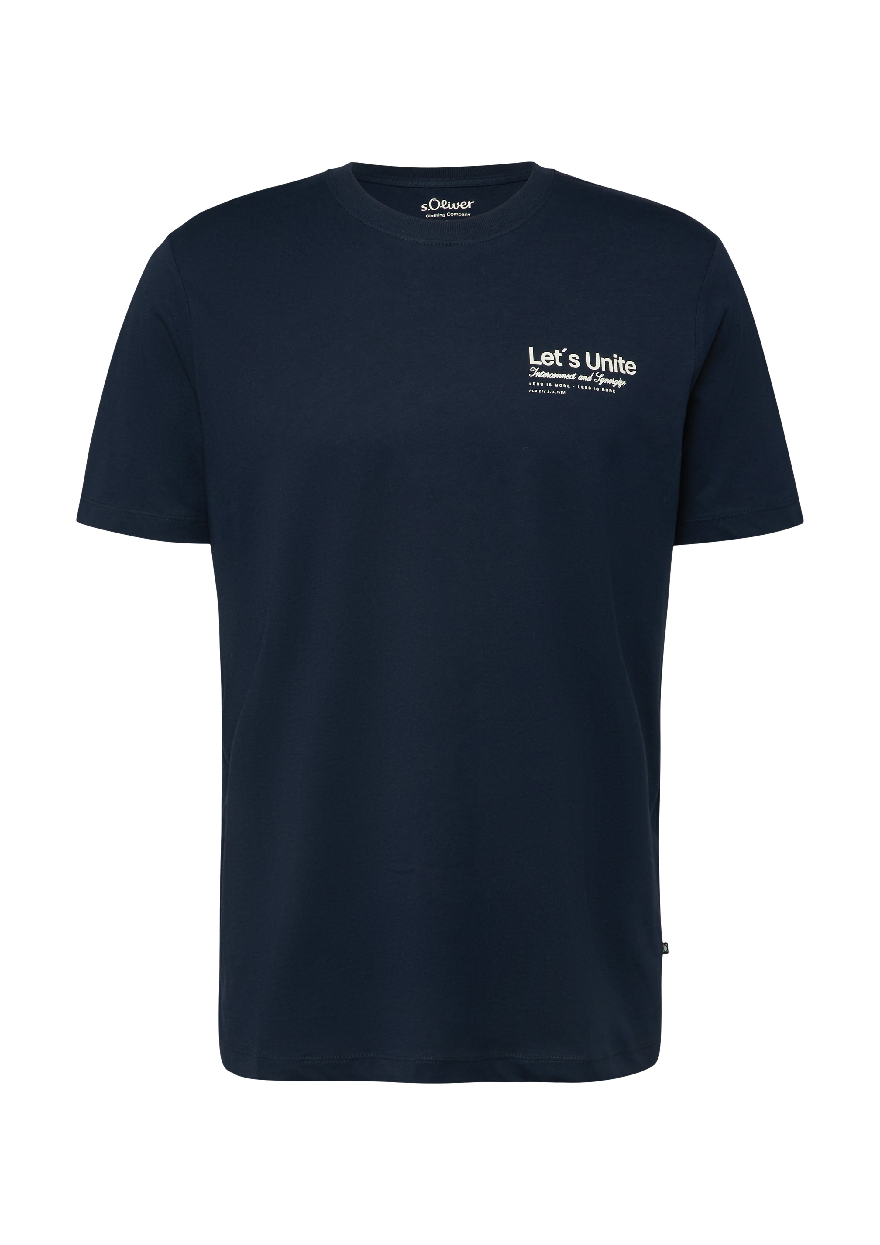 S. Oliver red Herren T-Shirts kurz Blue