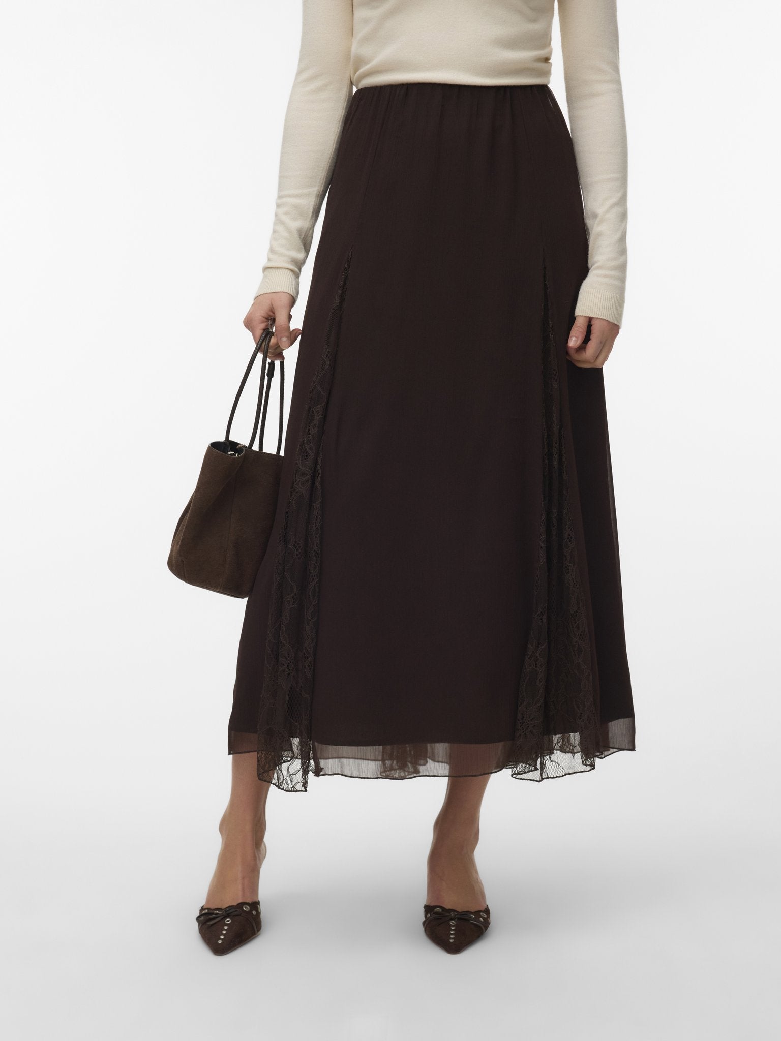 Vero Moda Damen Rock Chocolate Torte