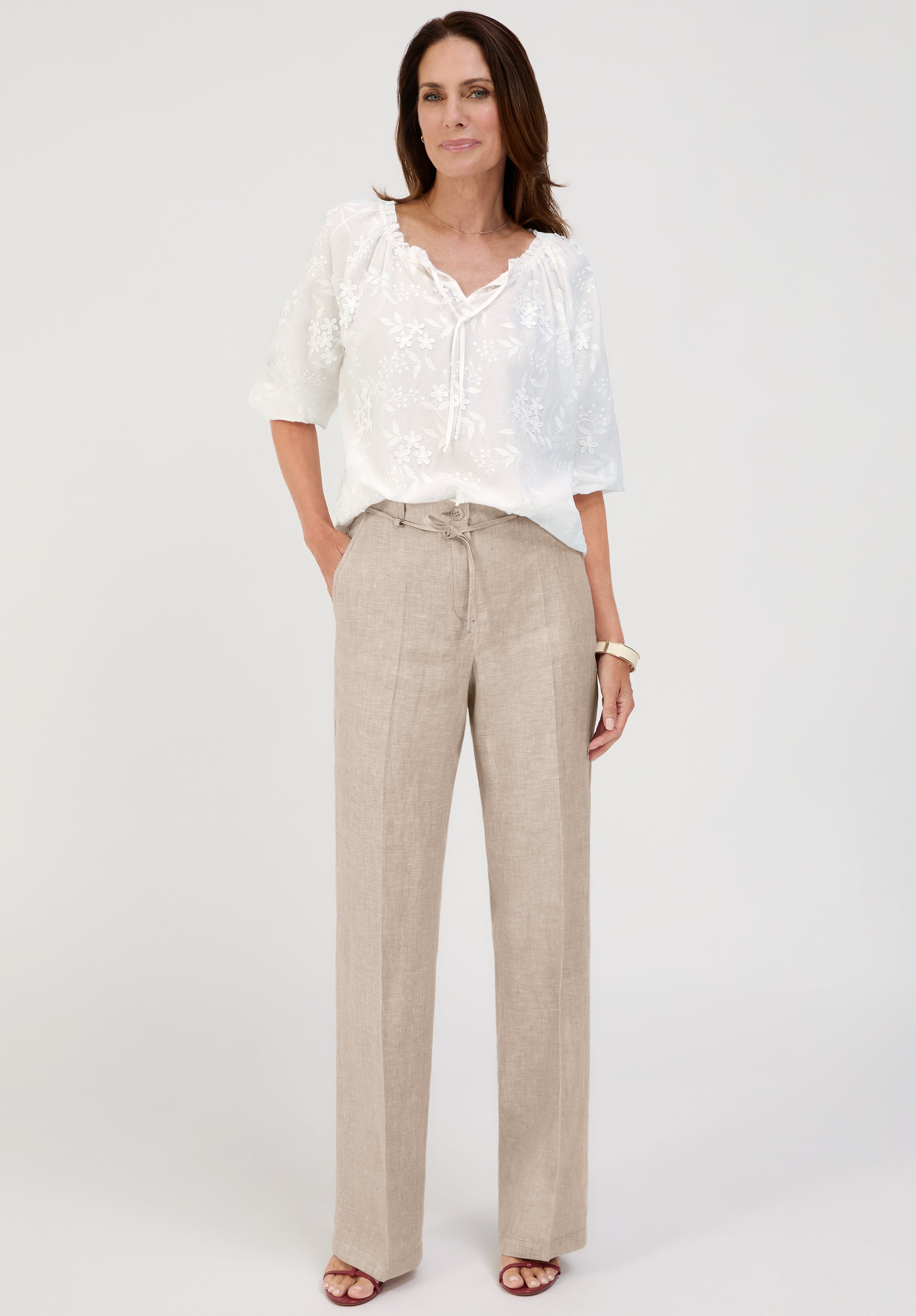 Bianca Damen Blusen Cream