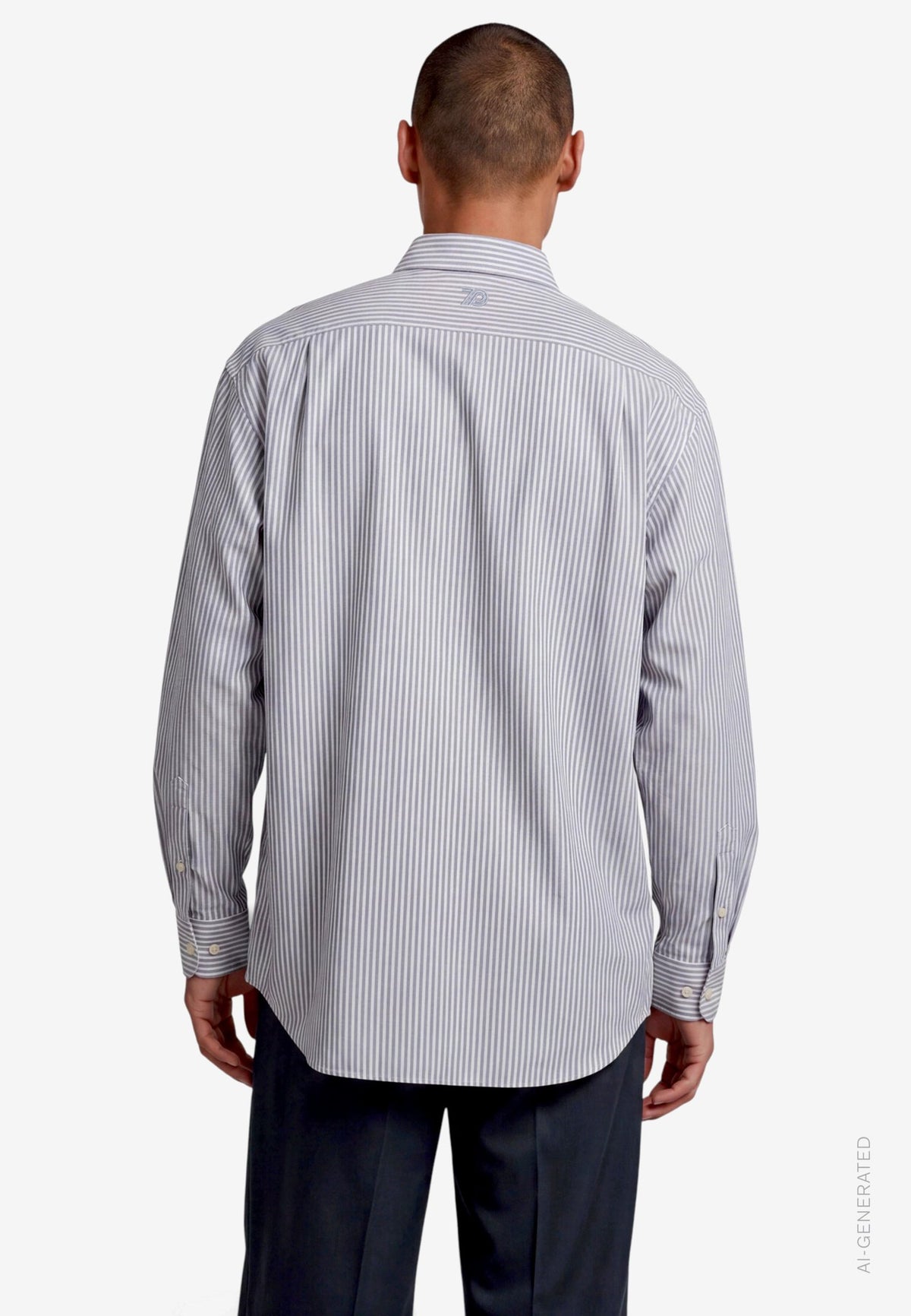 Zero Herren Hemden Blue/White