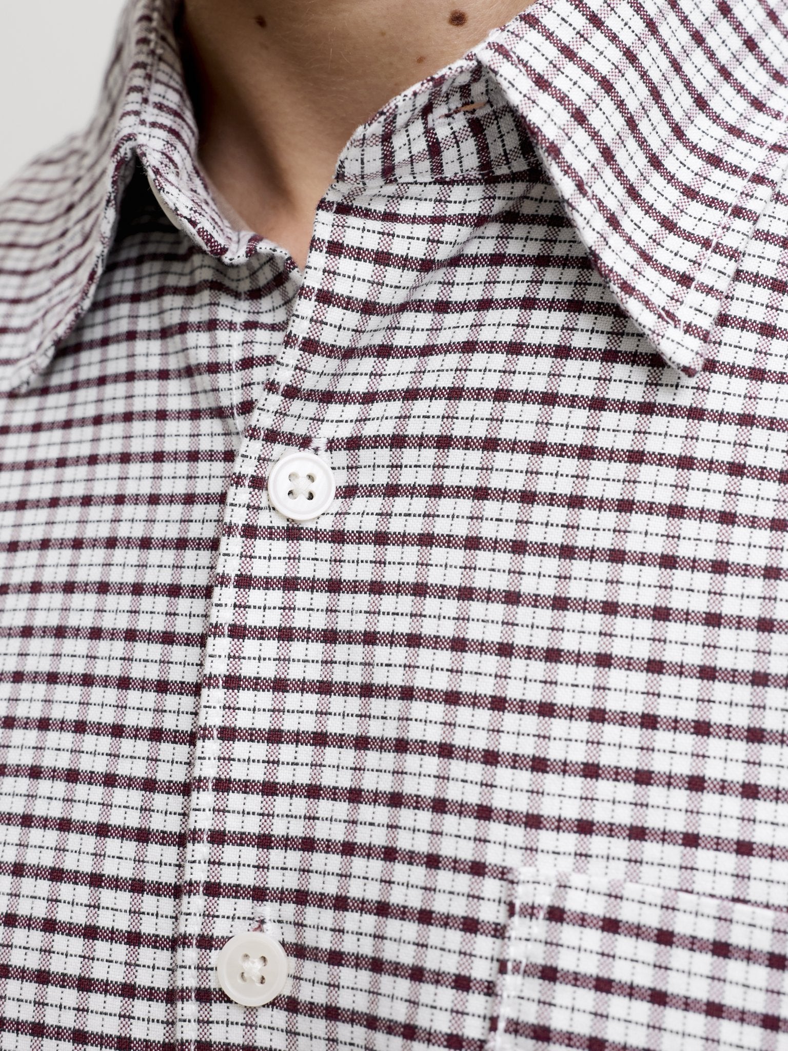 Jack & Jones Herren Hemden lang Chocolate Truff
