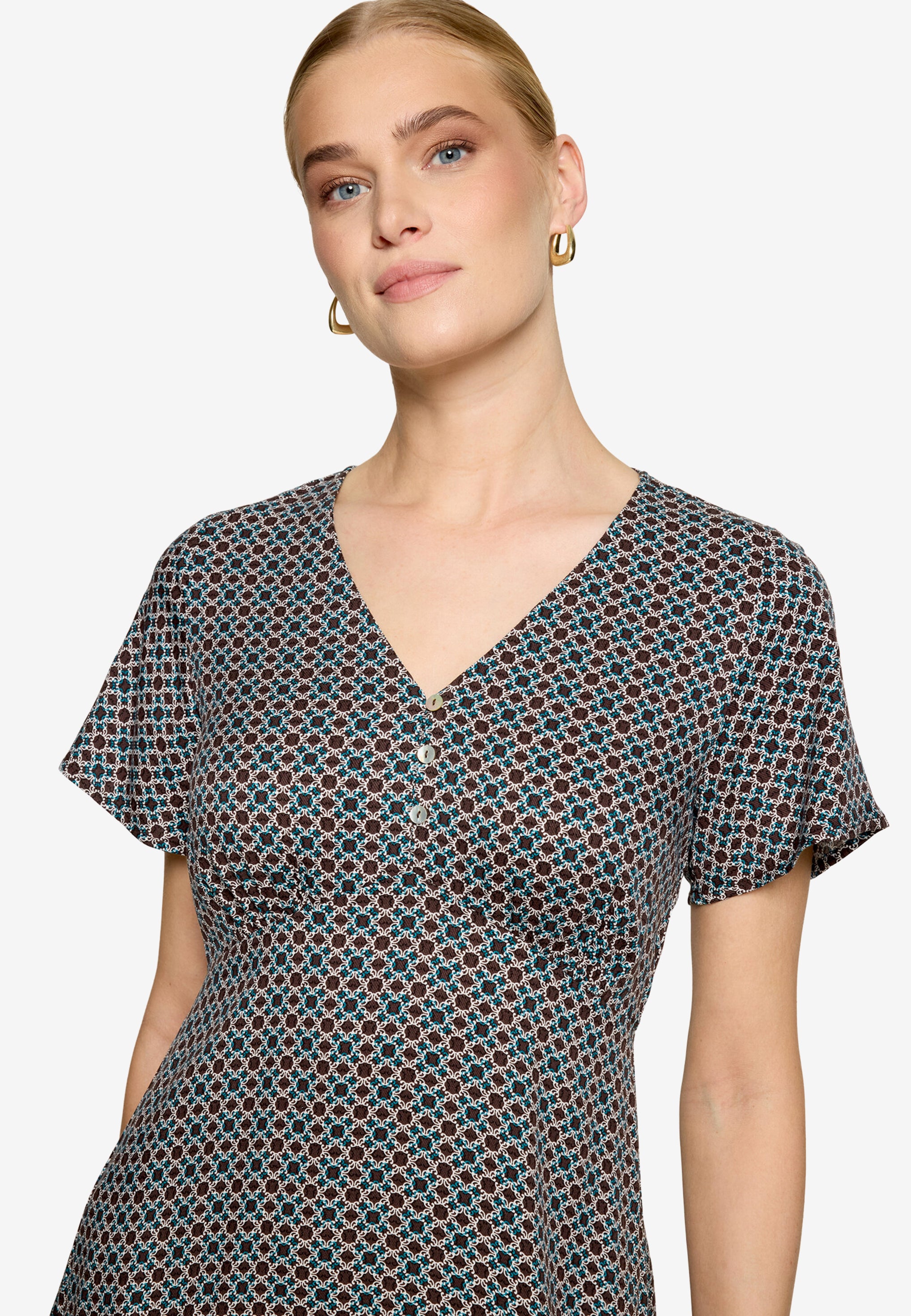 Zero Damen Kleider Brown/Cream