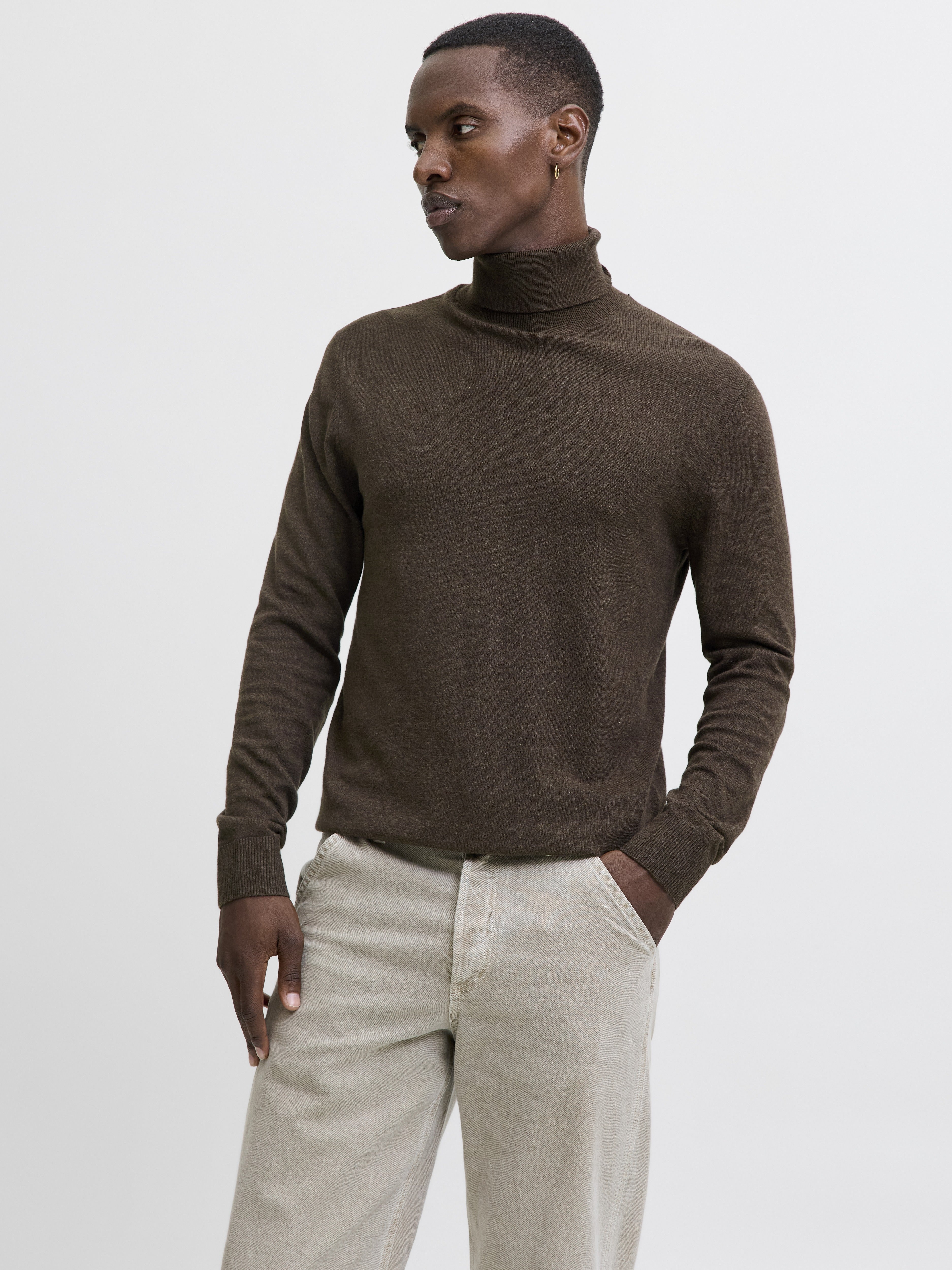 Jack & Jones Herren Pullover Mulch/Twist