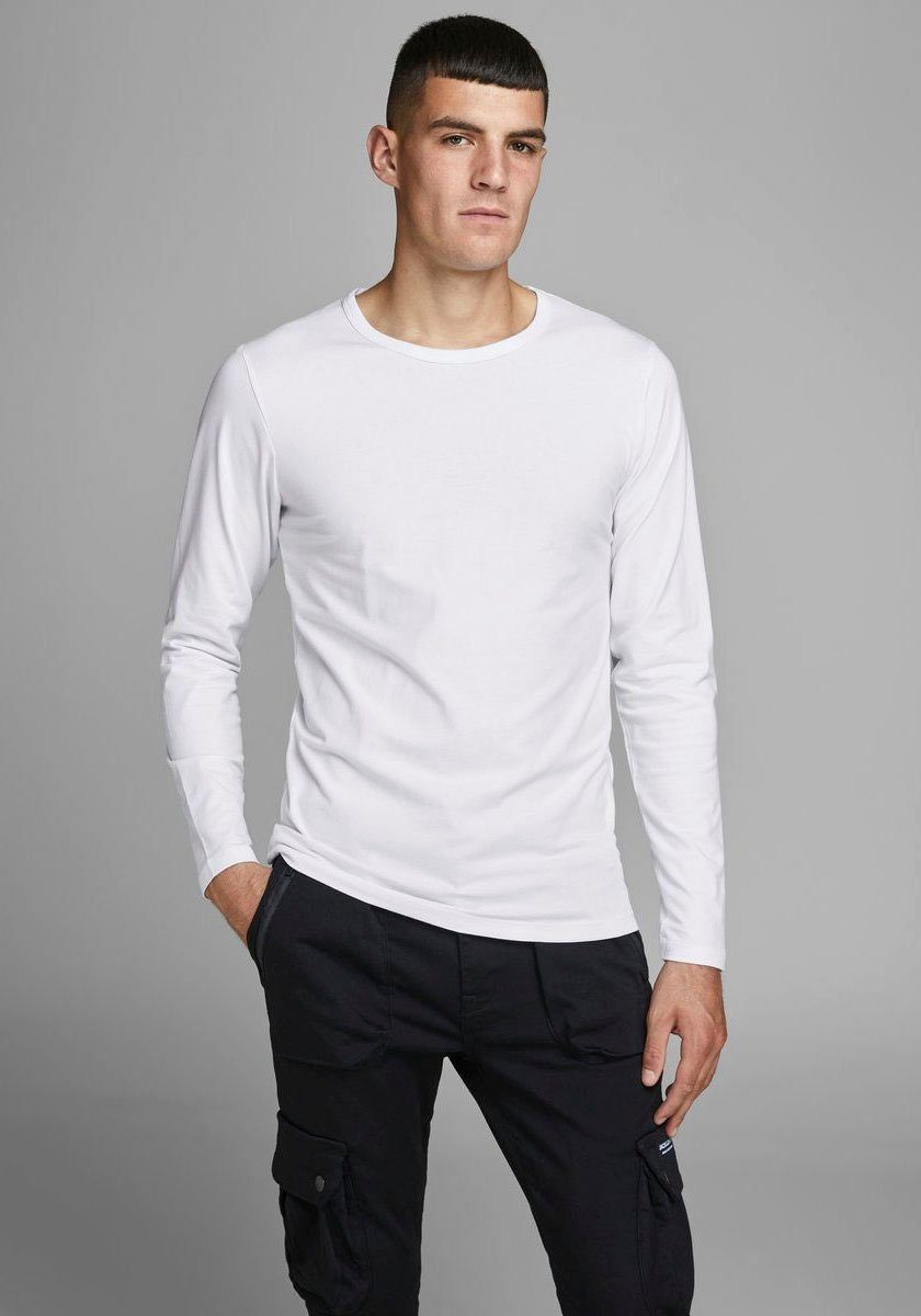 Jack & Jones Herren T-Shirts kurz Opt White