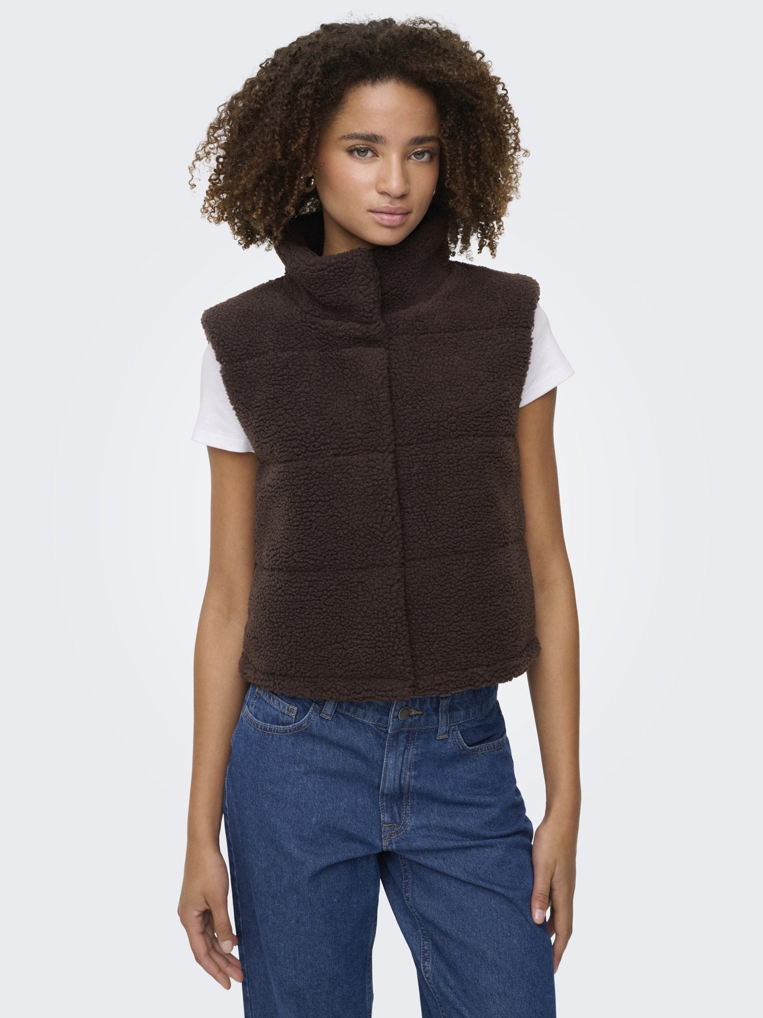 only Damen Outdoorwesten Seal Brown