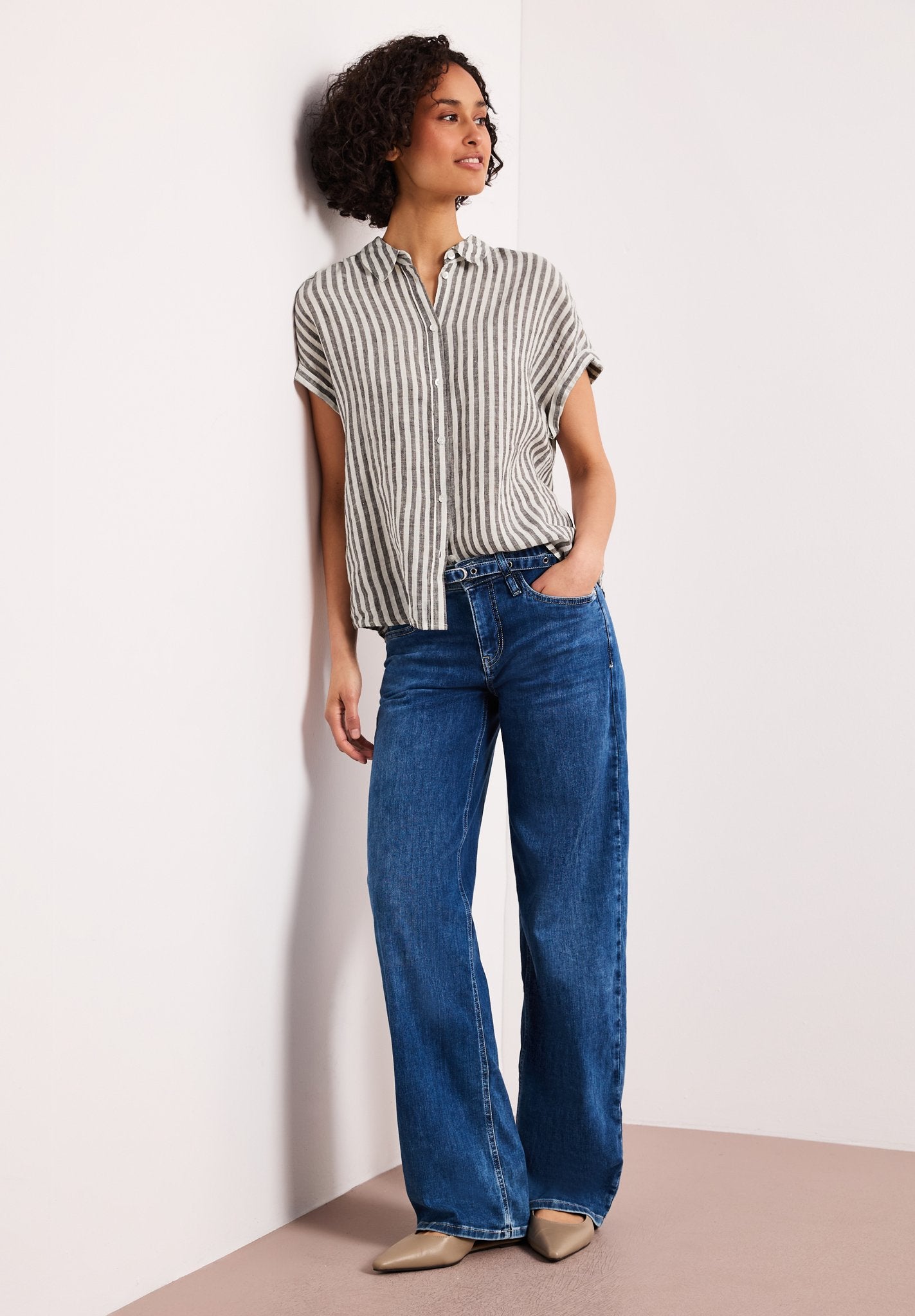 Street One Damen Blusen  Espresso