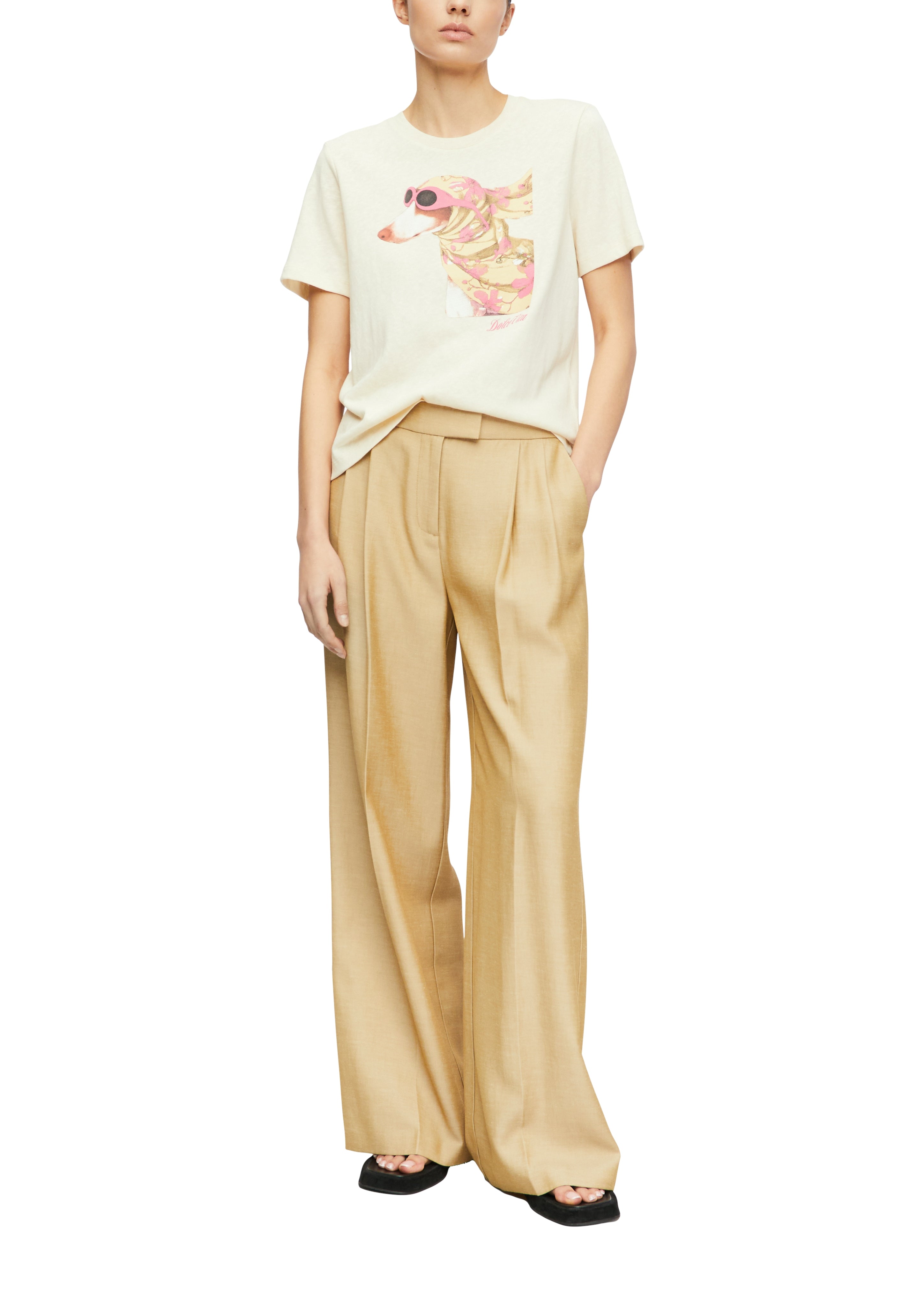 Comma Damen T-Shirts White