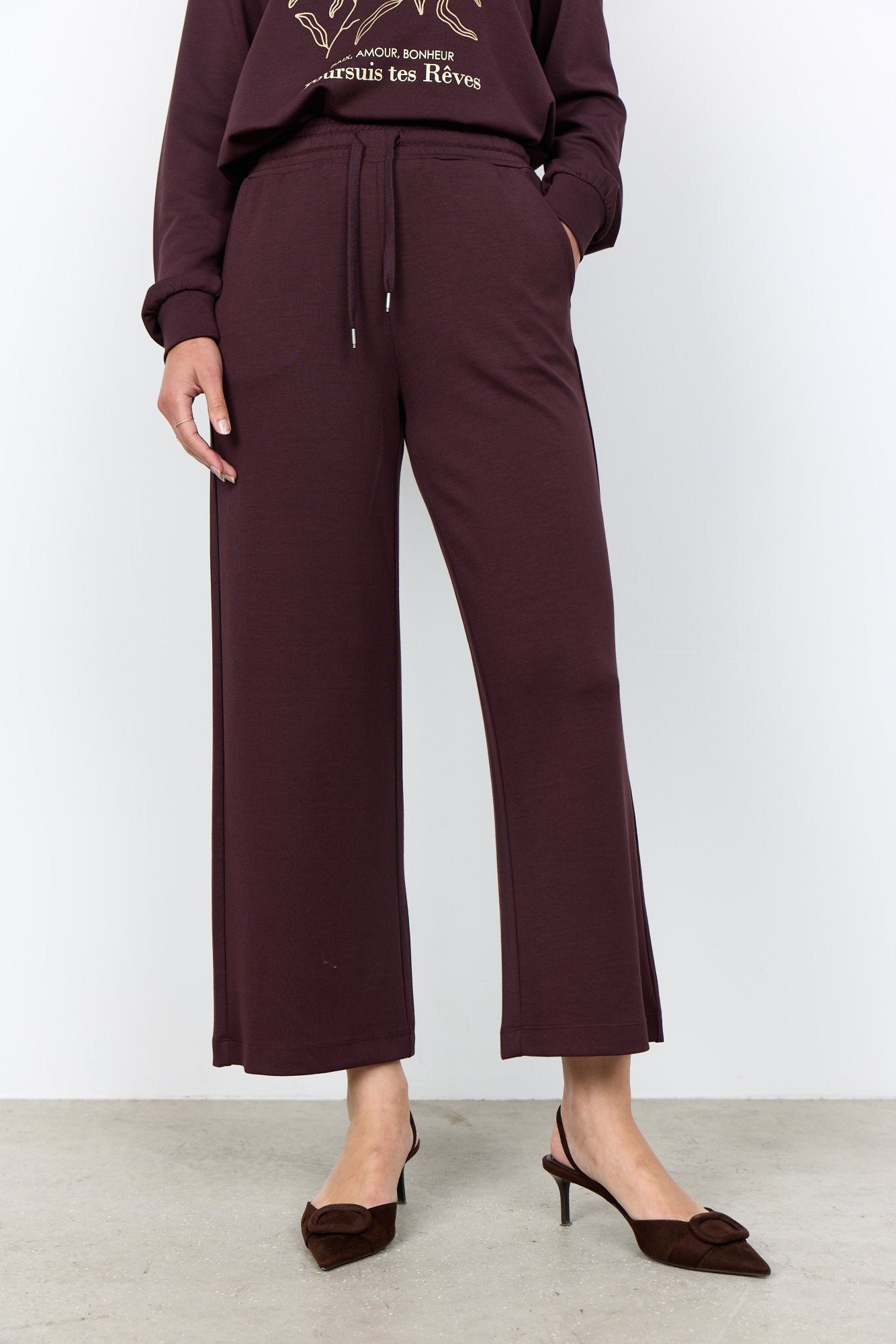 Soya Concept Damen Hosen Chocolate Plum