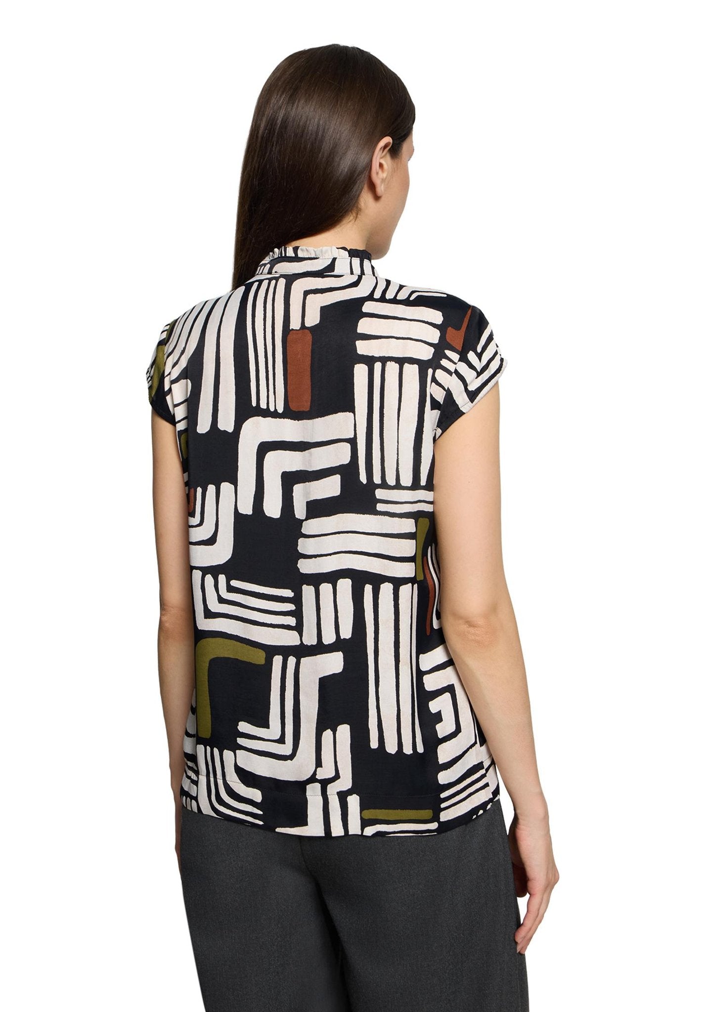 Betty & Co Damen Blusen Black/Cream