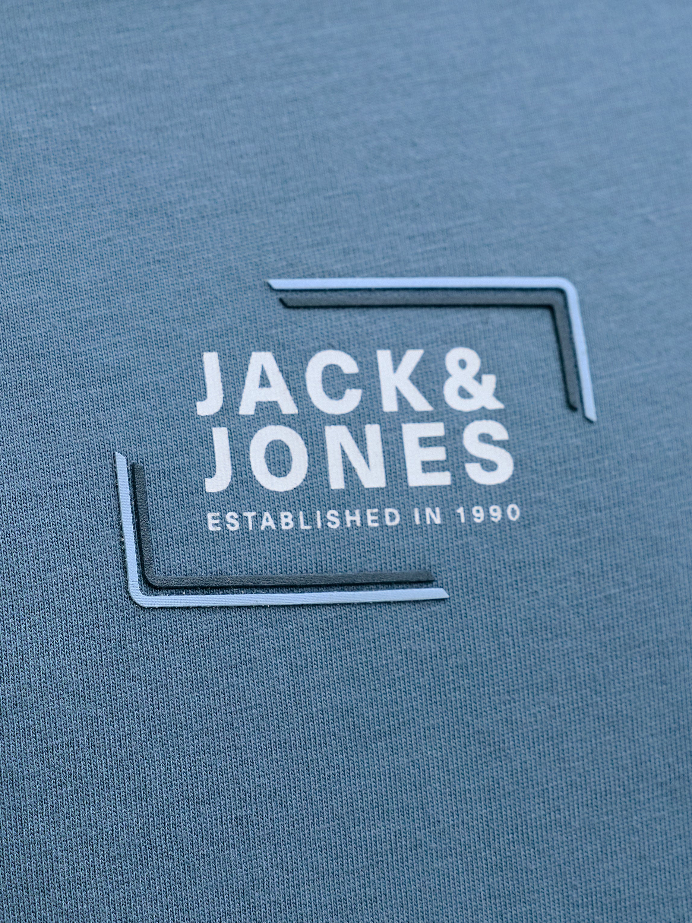 Jack & Jones Herren T-Shirts kurz Blue Mirage