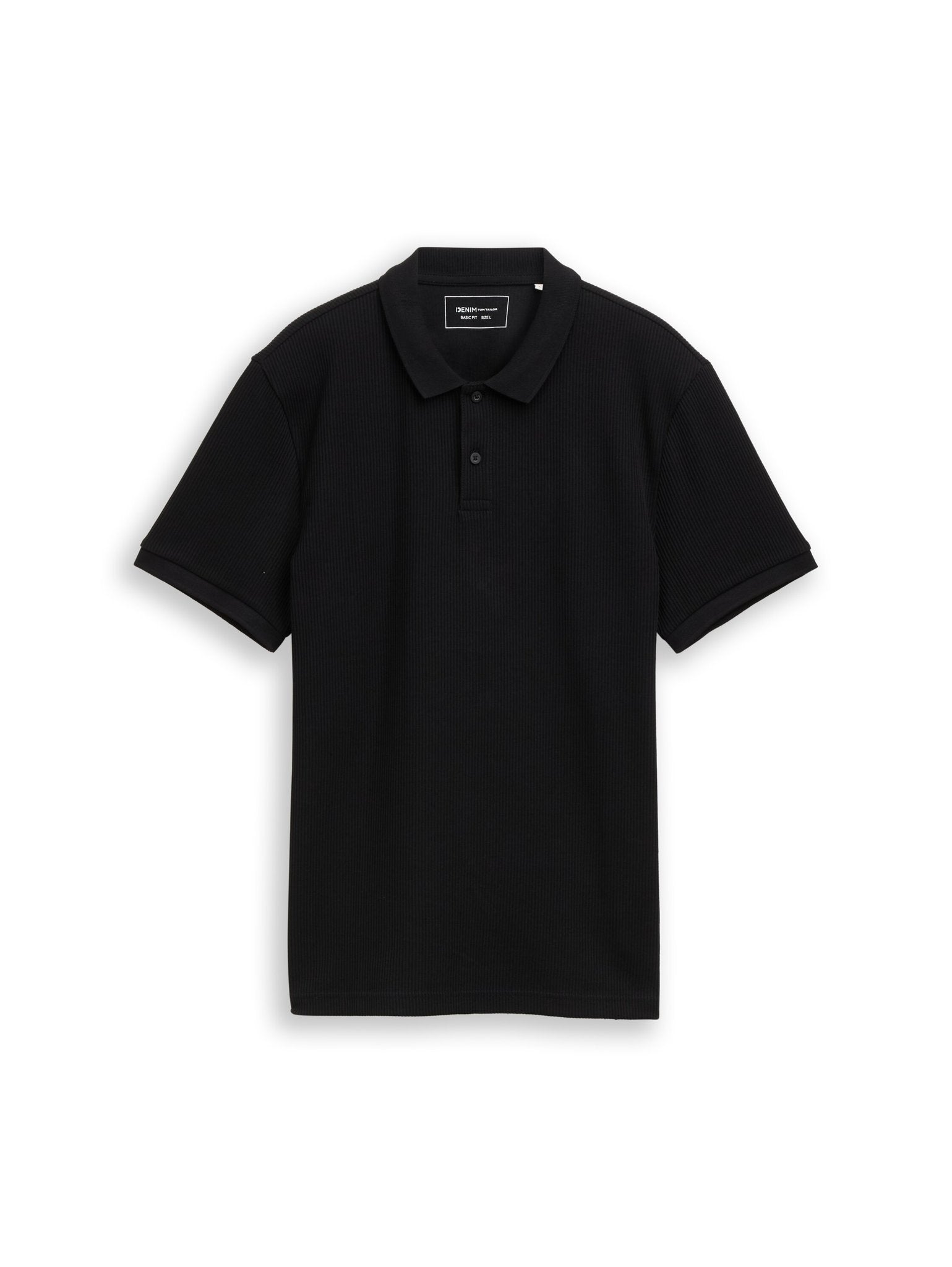 Tom Tailor denim Herren Polo-Shirts Black