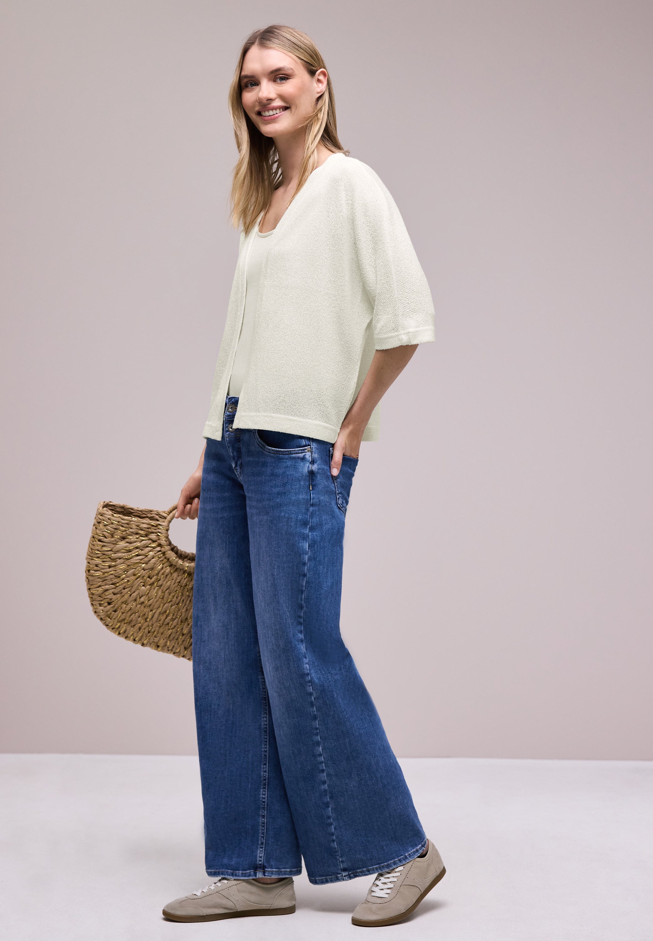 Street One Damen T-Shirts  Off White