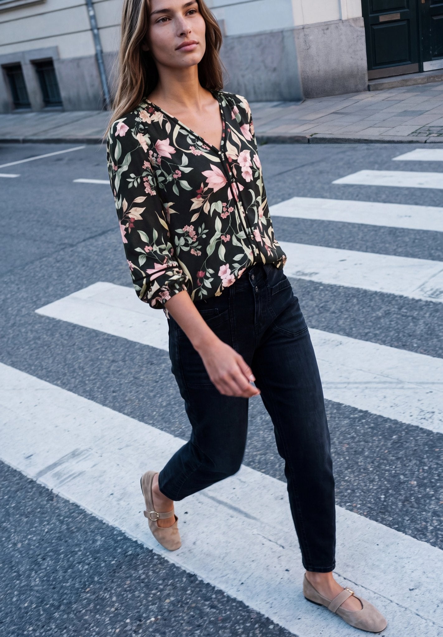 Street One Studio Damen Blusen  Inked Gre