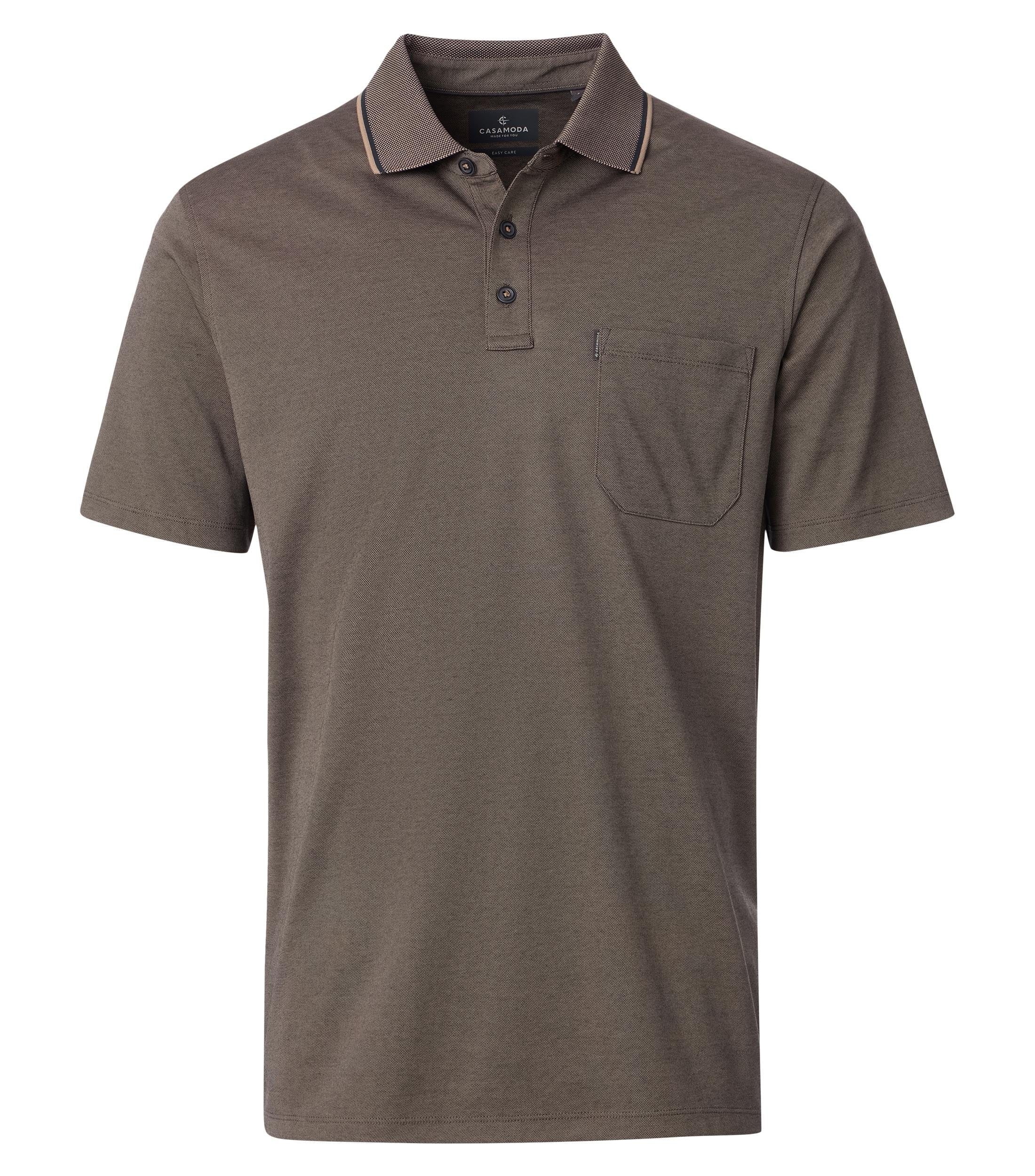Casa Moda Herren Polo-Shirts  Beige