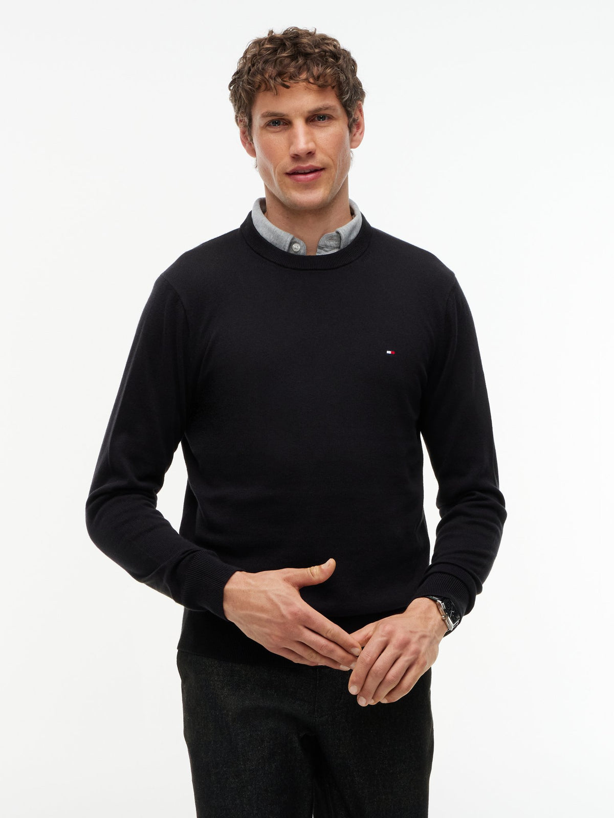 Tommy Hilfiger Herren Sweatshirts Bds Black