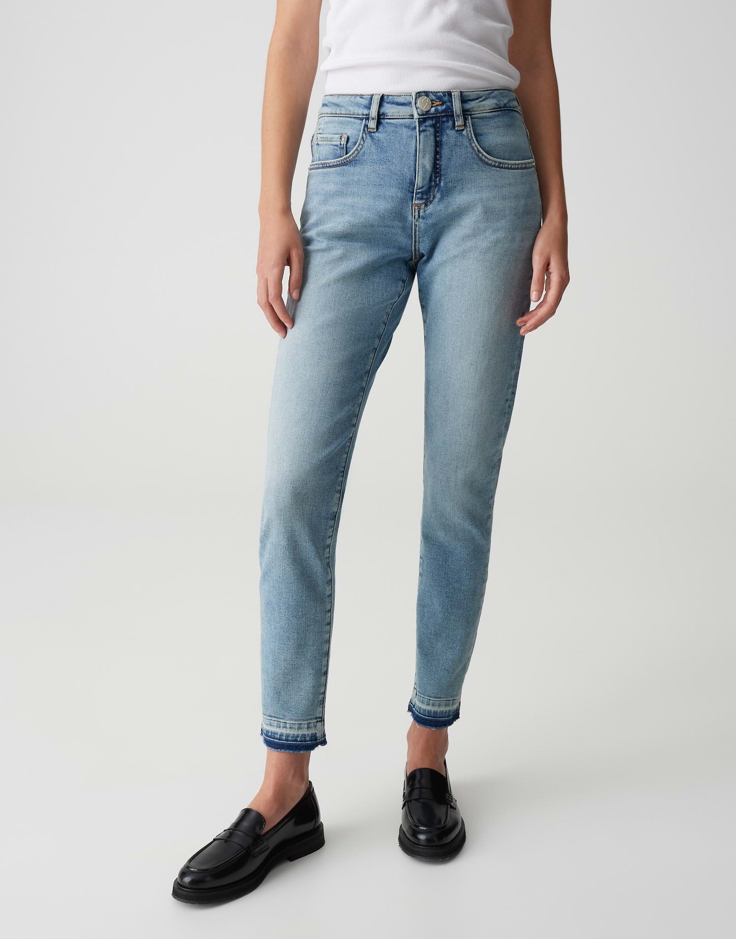 Opus Damen Jeans Light Confident