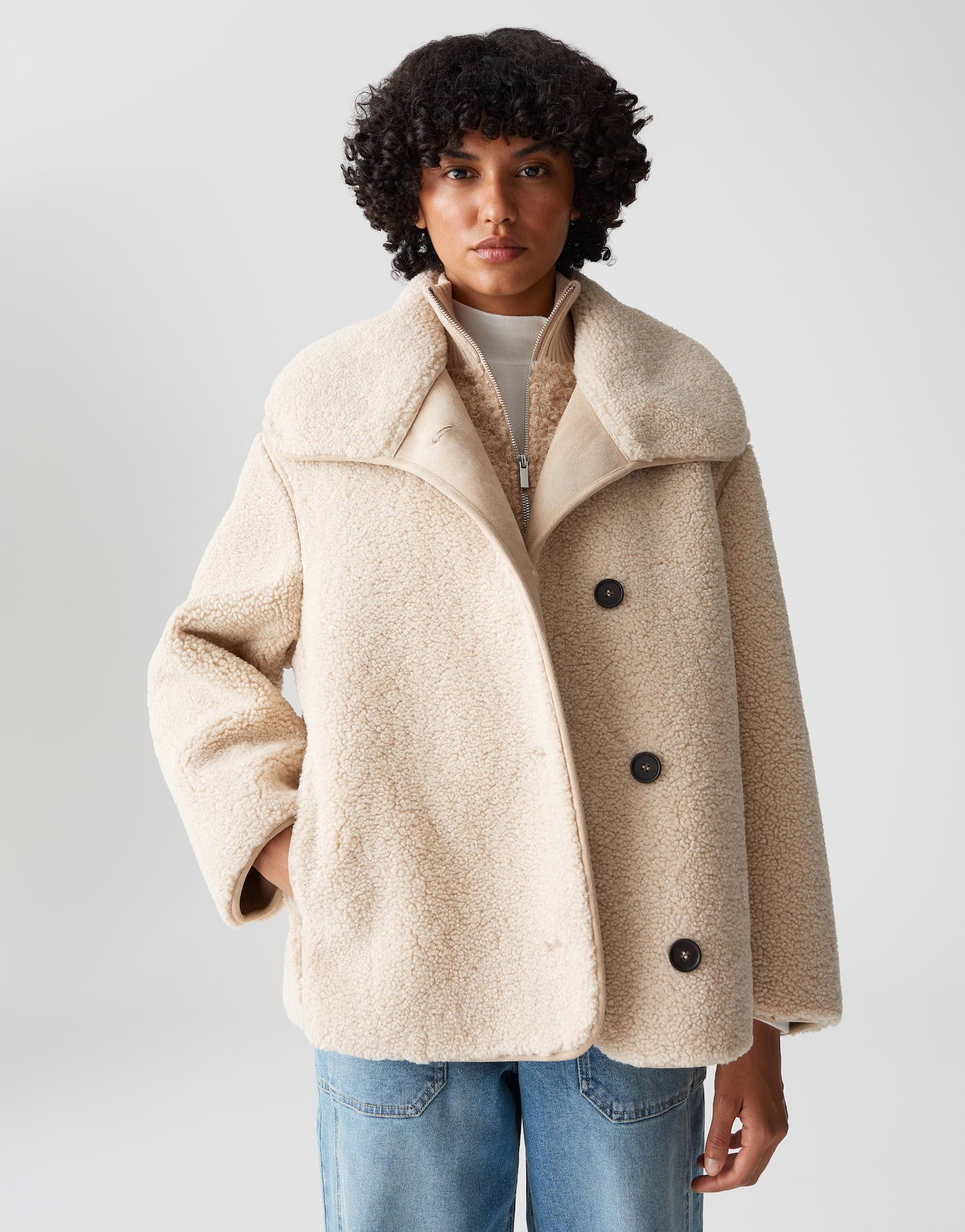 Opus Damen Jacken Macadamia