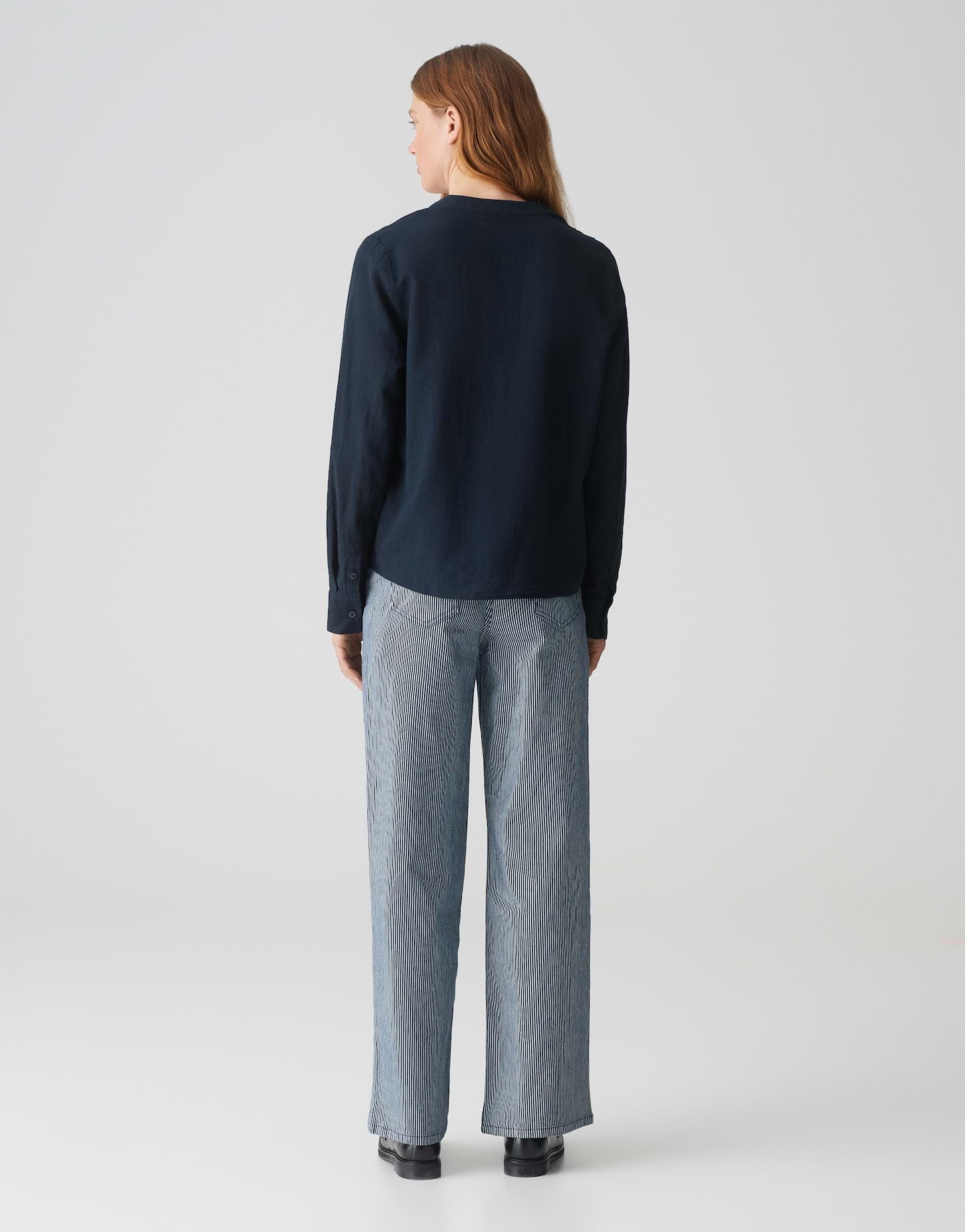 Opus Damen Blusen Coal Blue