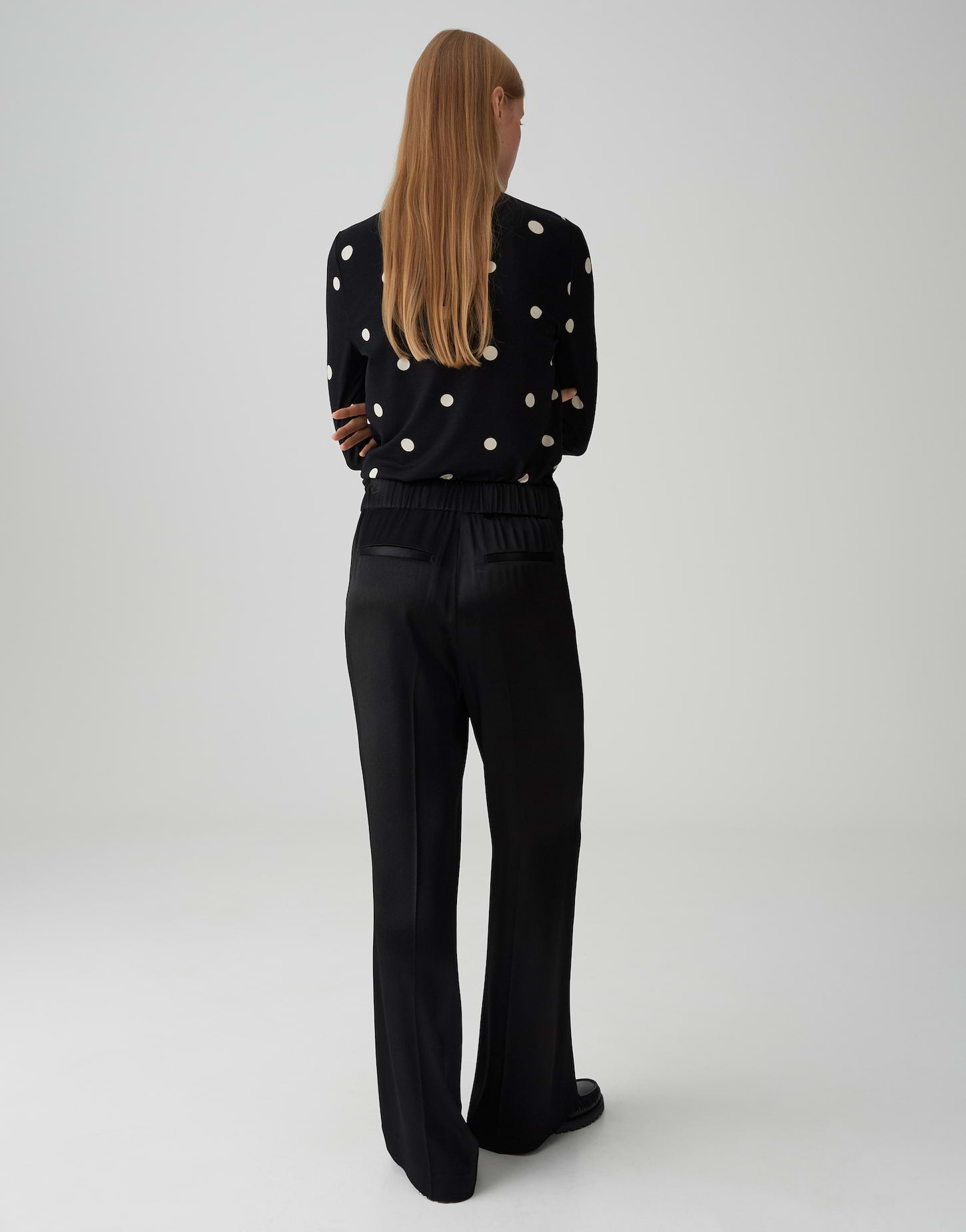 Opus Pants Damen Hosen  Black