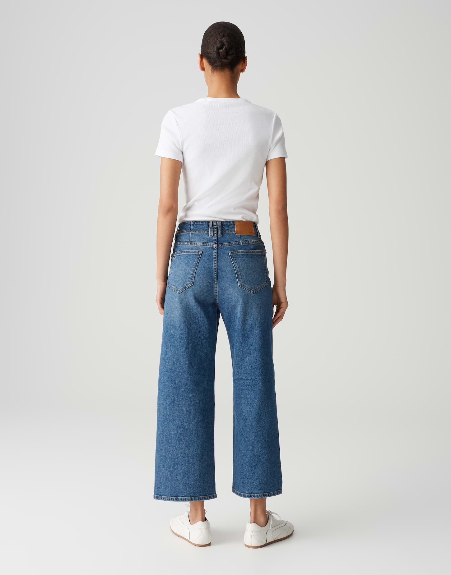 Opus Damen Jeans Mid Lane Blue