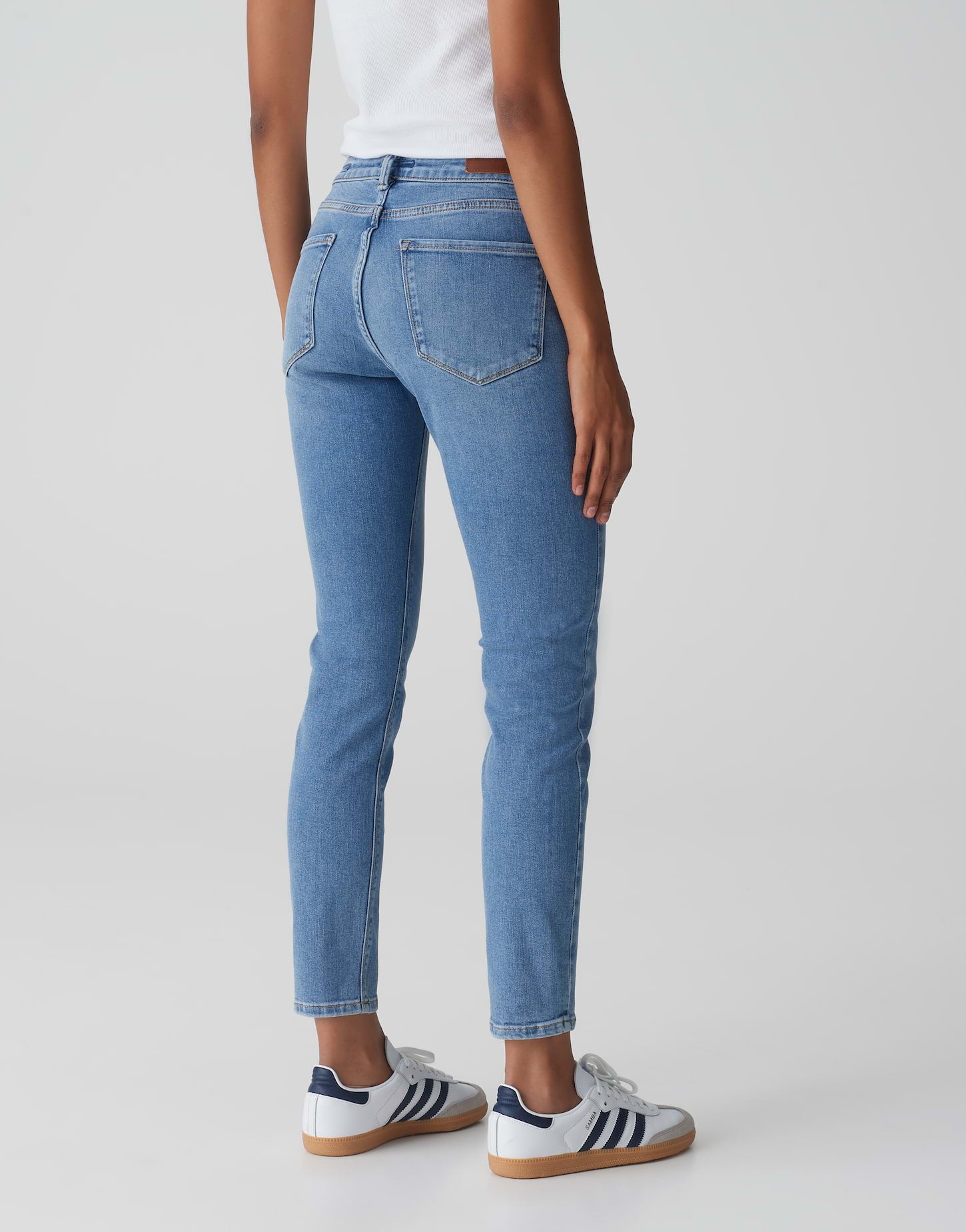Opus Damen Jeans Ocean Blue Wash