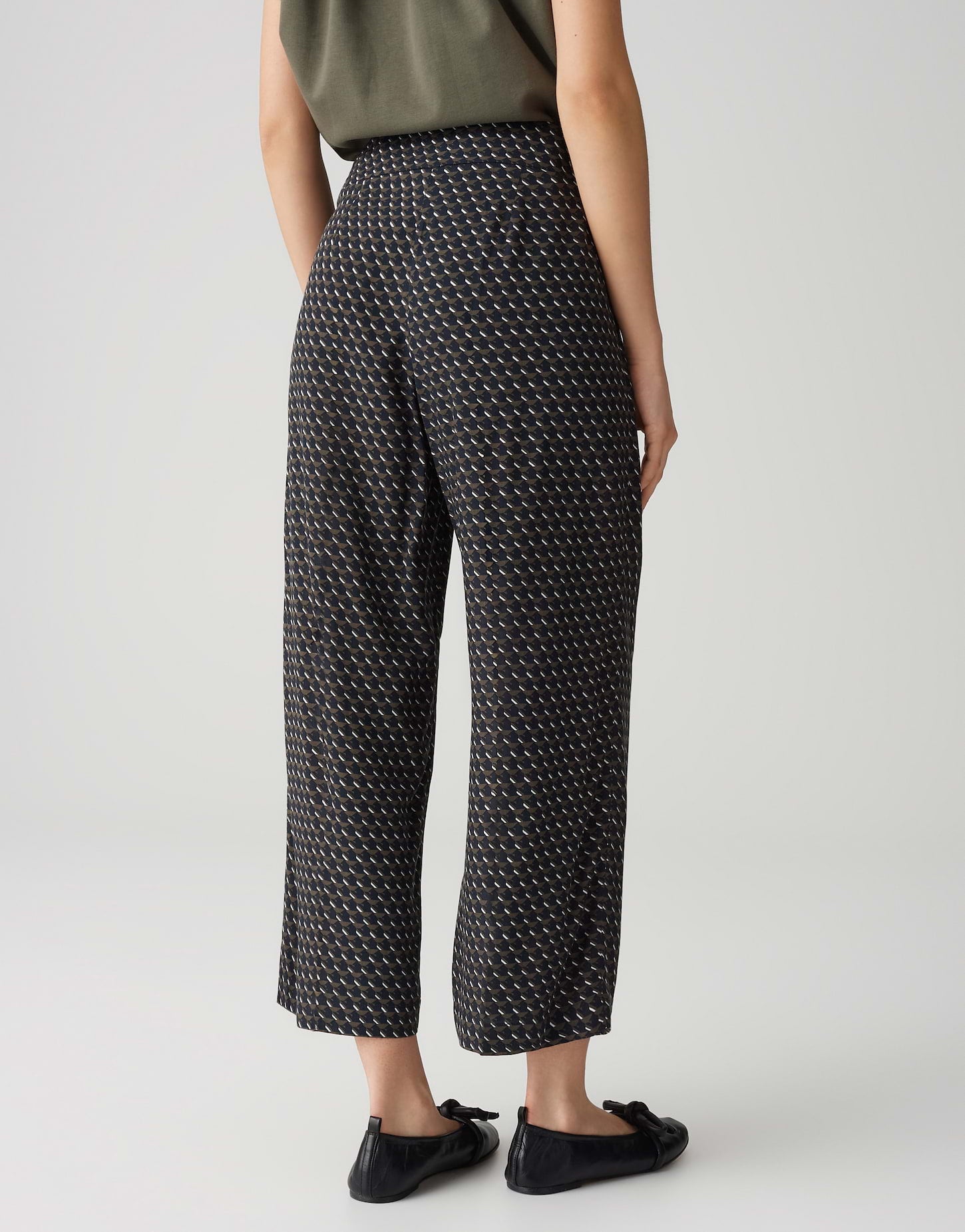 Opus Damen Hosen Coal Blue