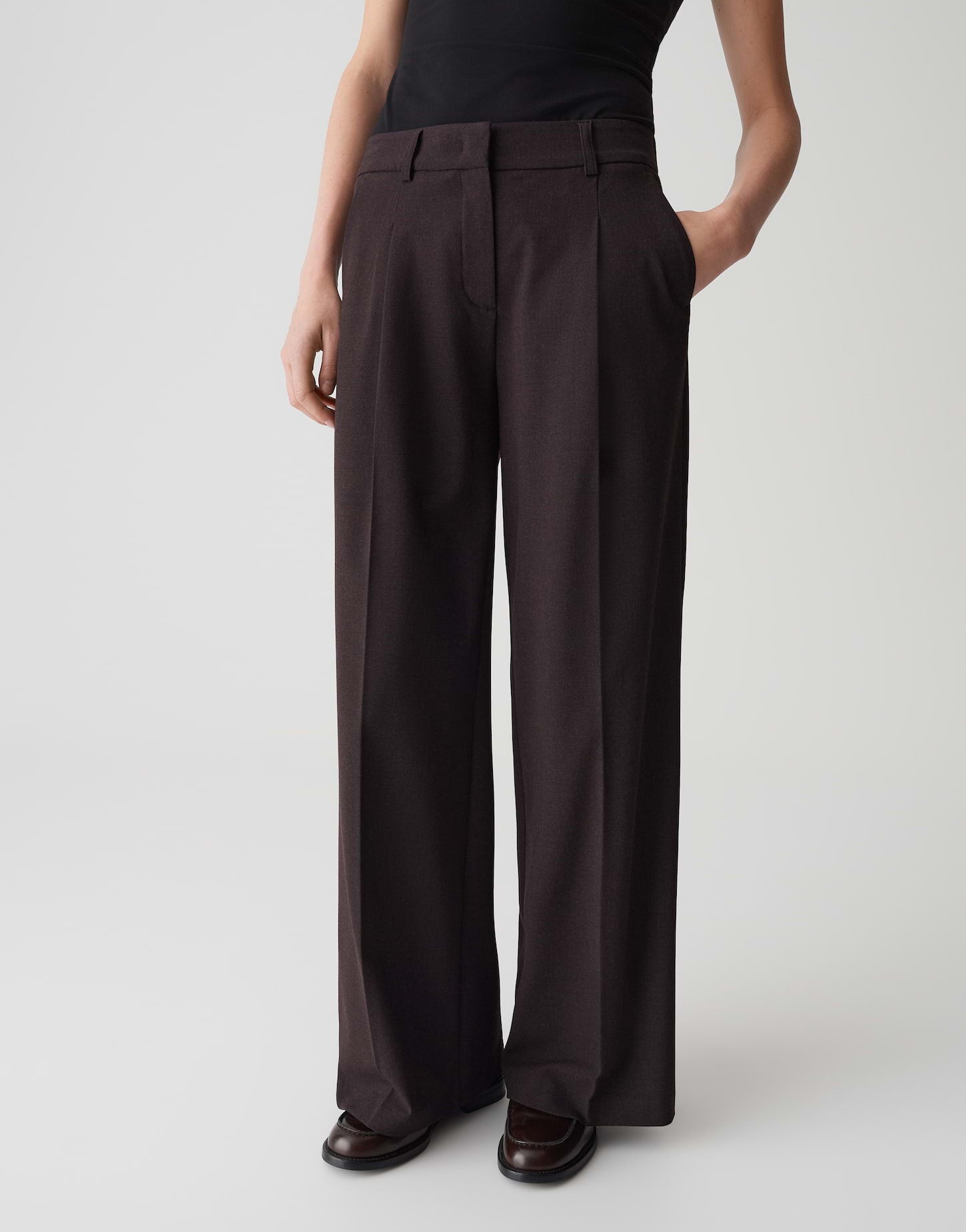 Opus Pants Damen Hosen  Midnight