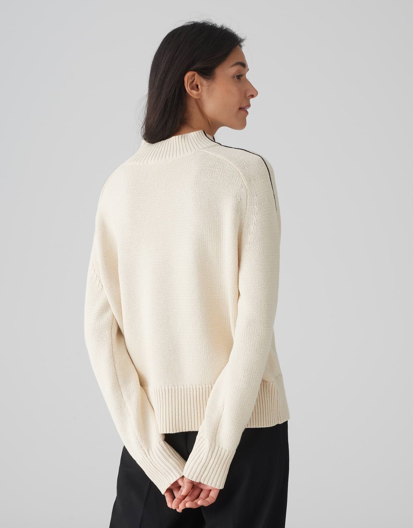 Opus Damen Pullover Soft Cream