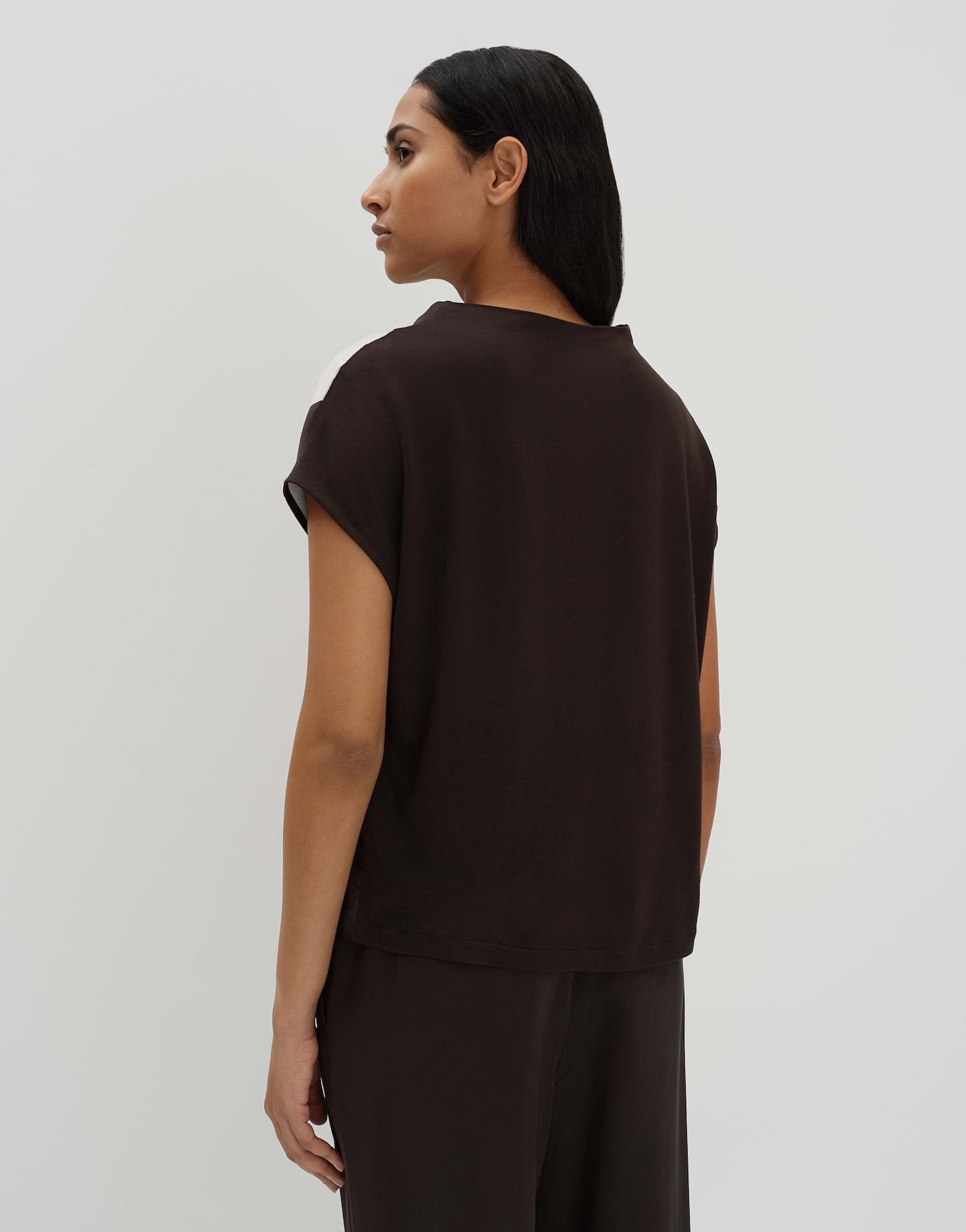 Someday Damen T-Shirts Dark Espresso