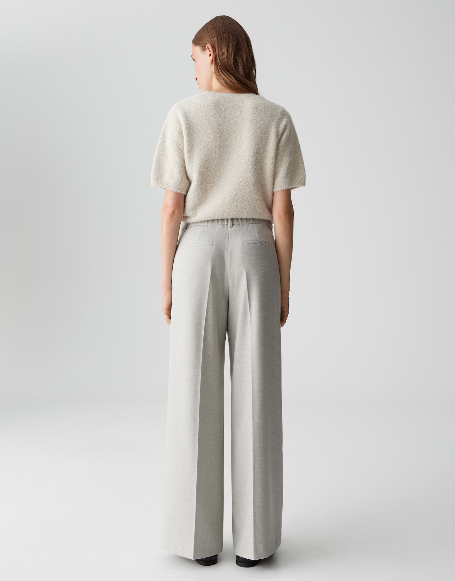 Opus Pants Damen Hosen  Hazy Fog M