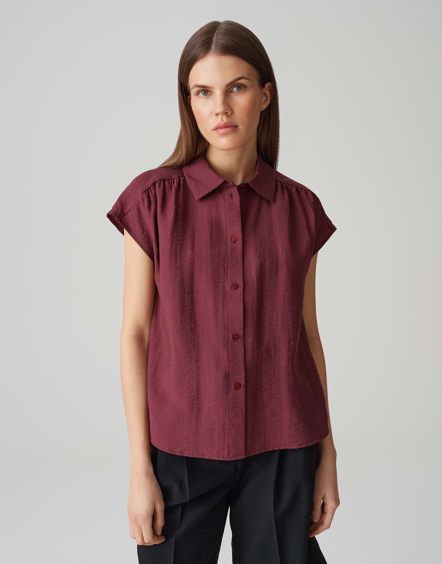 Opus Damen Blusen Cassis