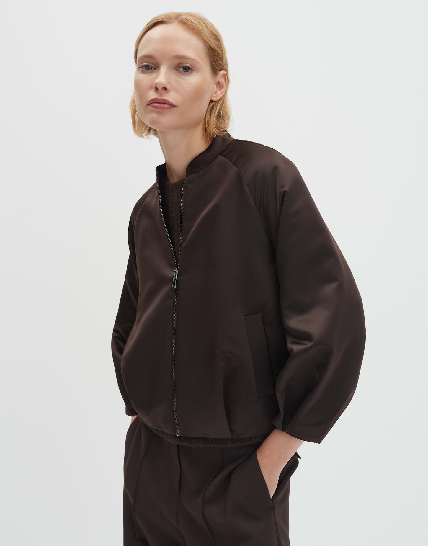 Someday Damen Blazer Dark Espresso