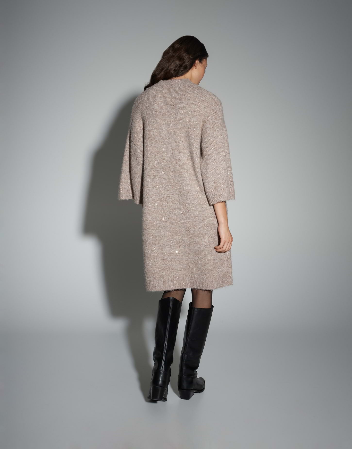 Opus Damen Kleider Warm Taupe