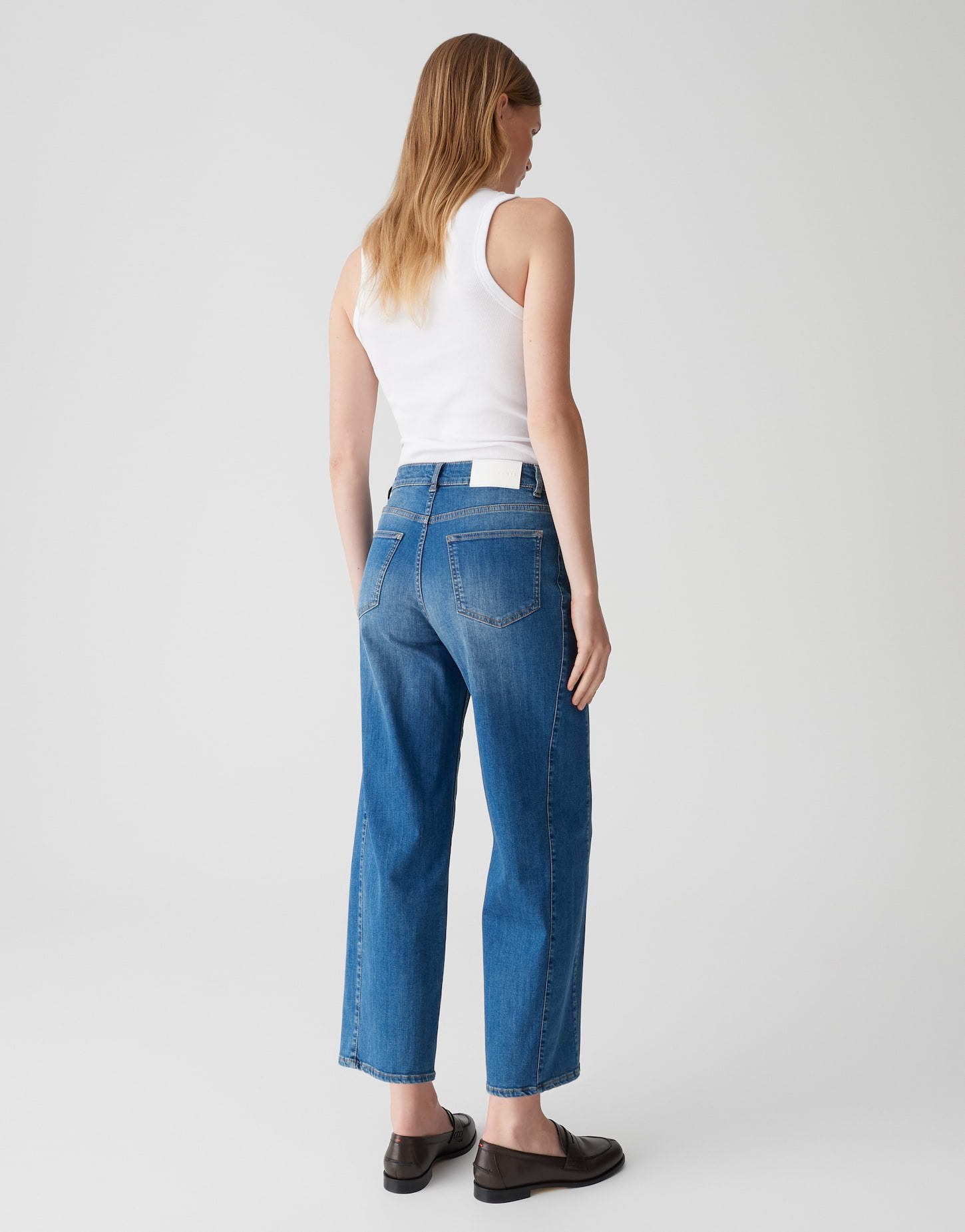 Opus Pants Damen Jeans  Mid Brill