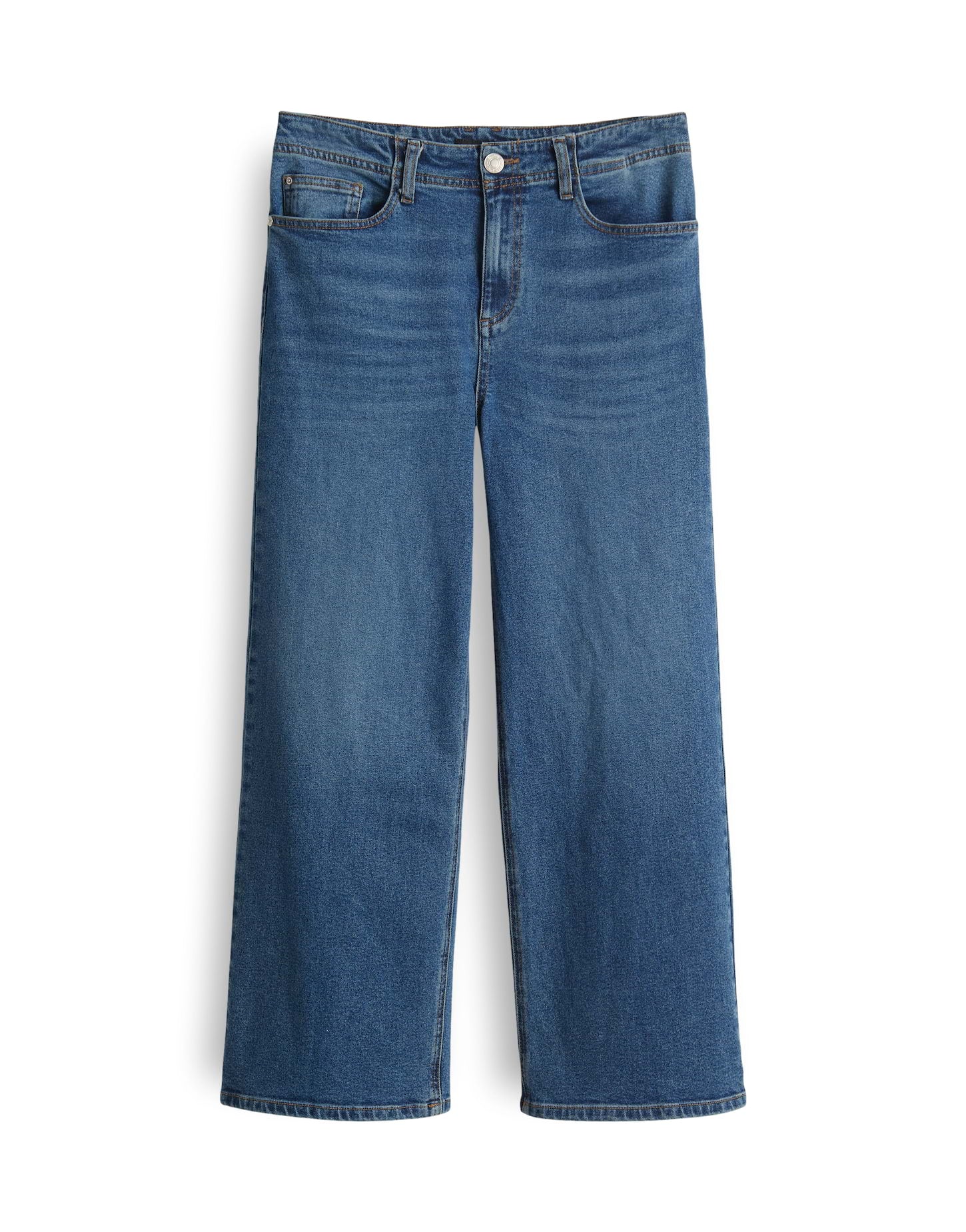 Opus Damen Jeans Mid Lane Blue