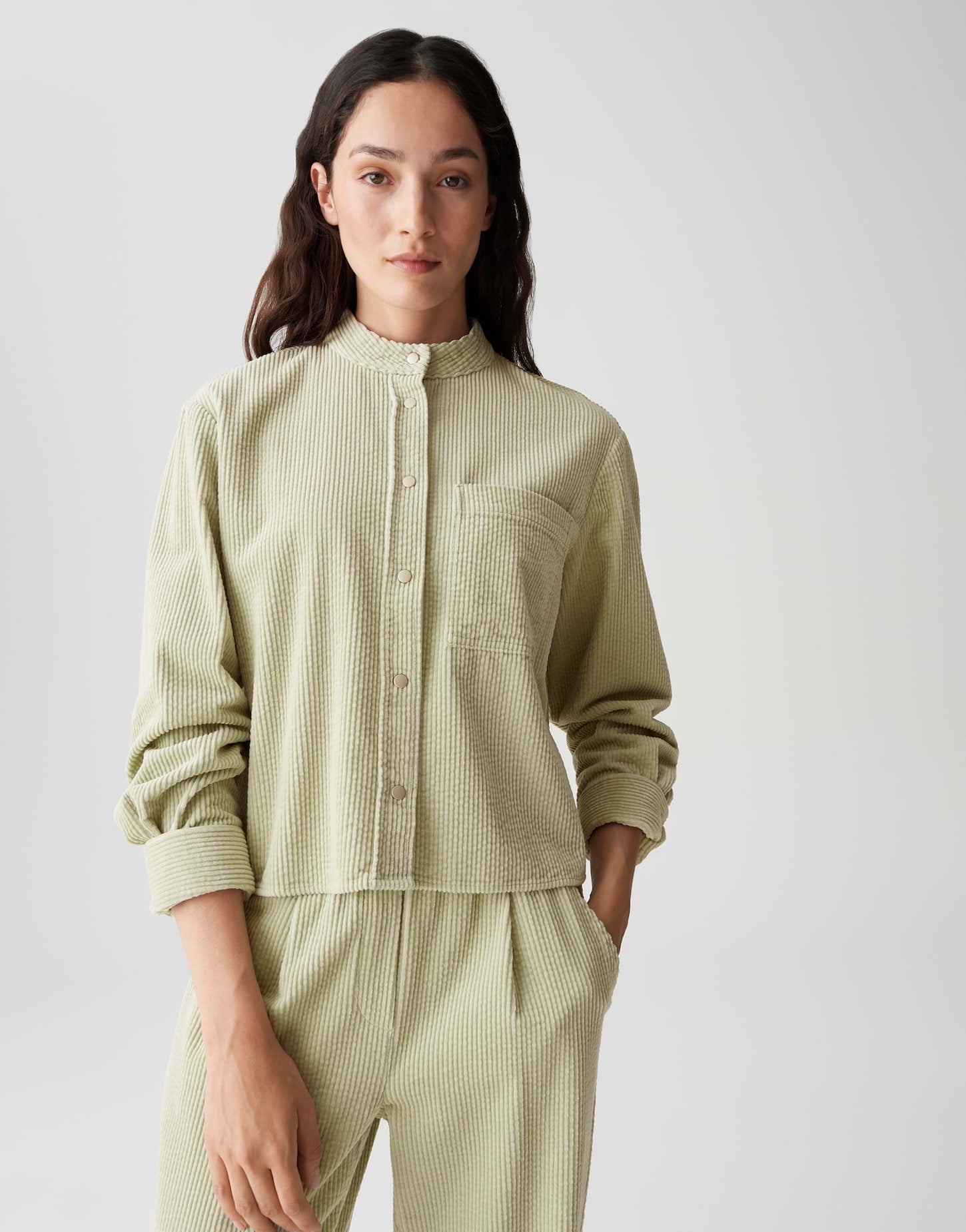 Opus Damen Blusen Soft Matcha