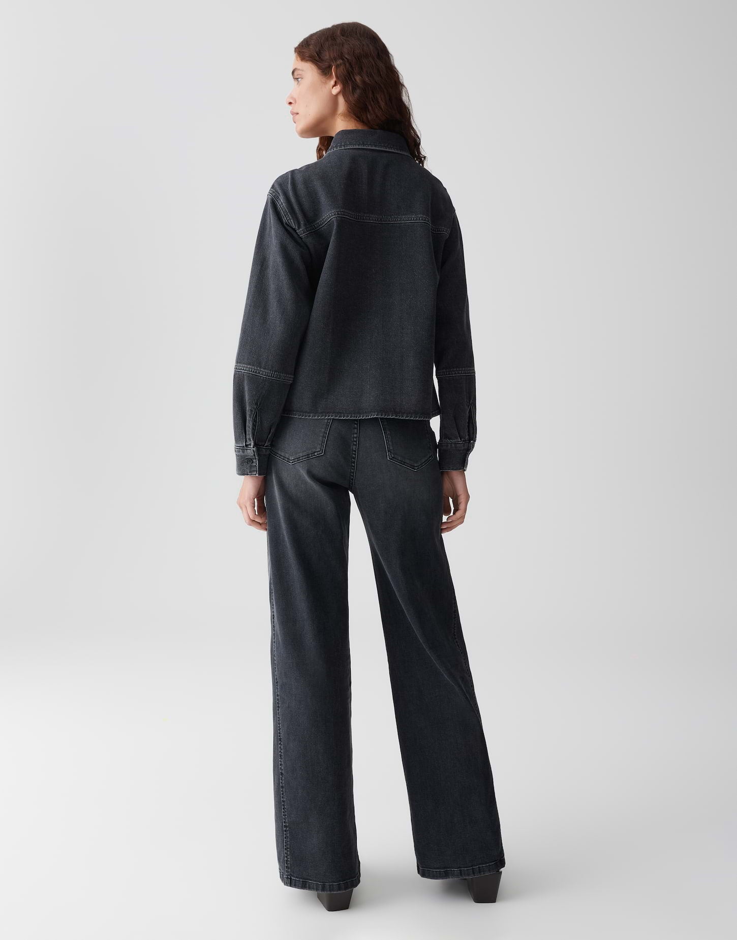 Opus Damen Blusen Mid Iconic Grey