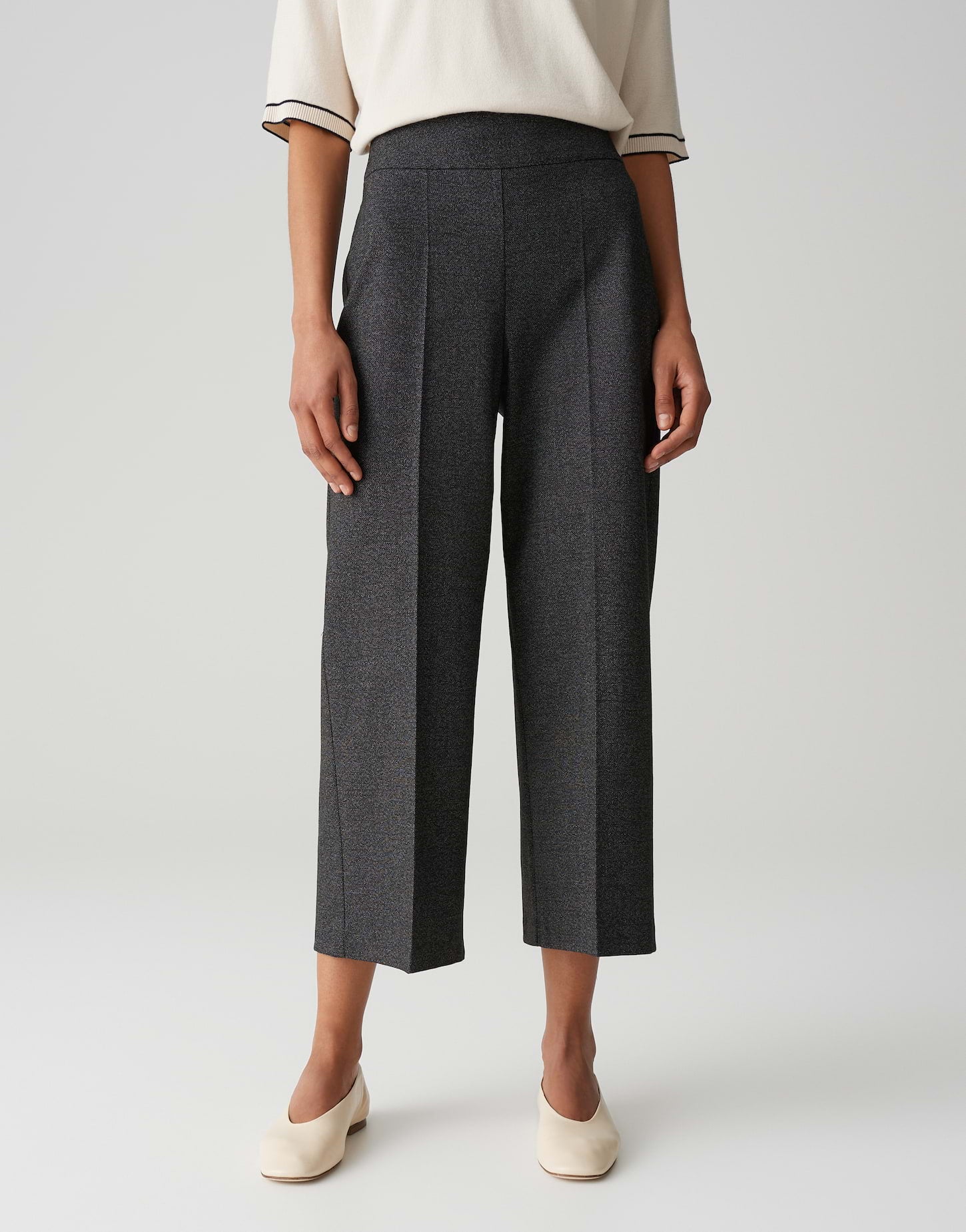 Opus Damen Hosen Black