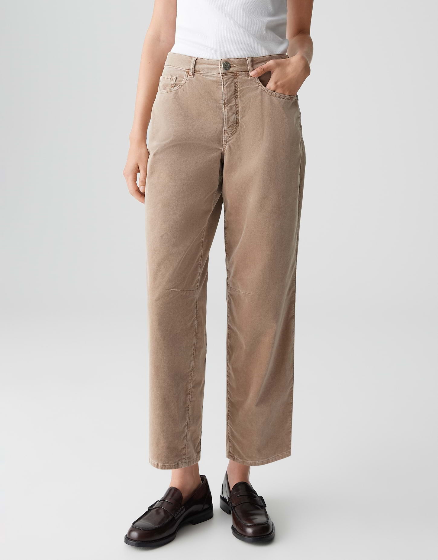 Opus Pants Damen Hosen  Golden Oa