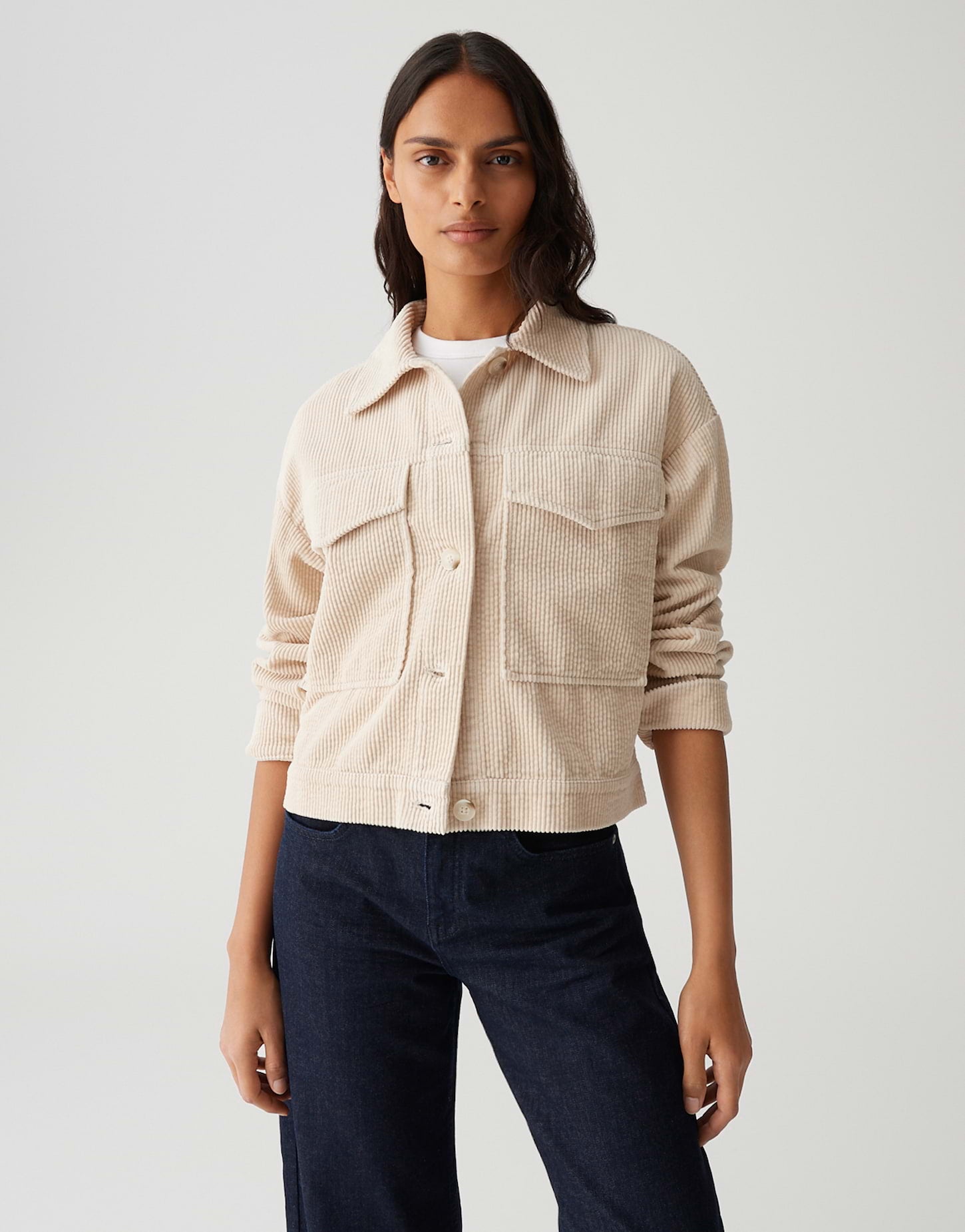 Opus Damen Jacken Macadamia